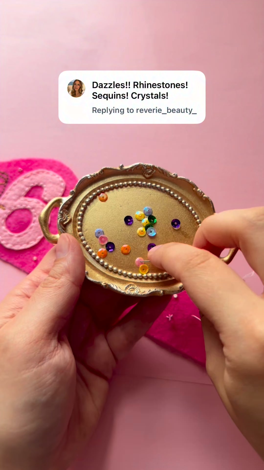 Stay At Home Artist Facebook ad: A crown worthy of her big day