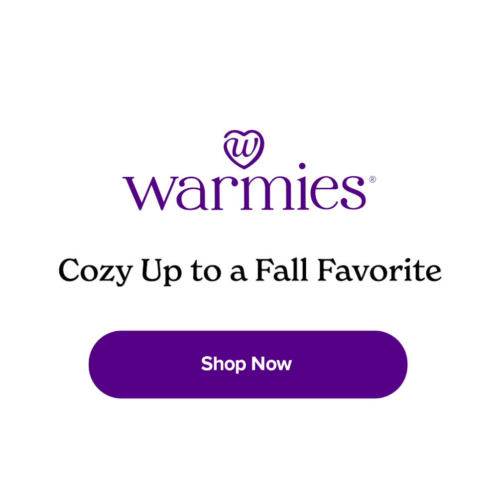 Warmies USA Facebook ad: Cozy Warmies Season