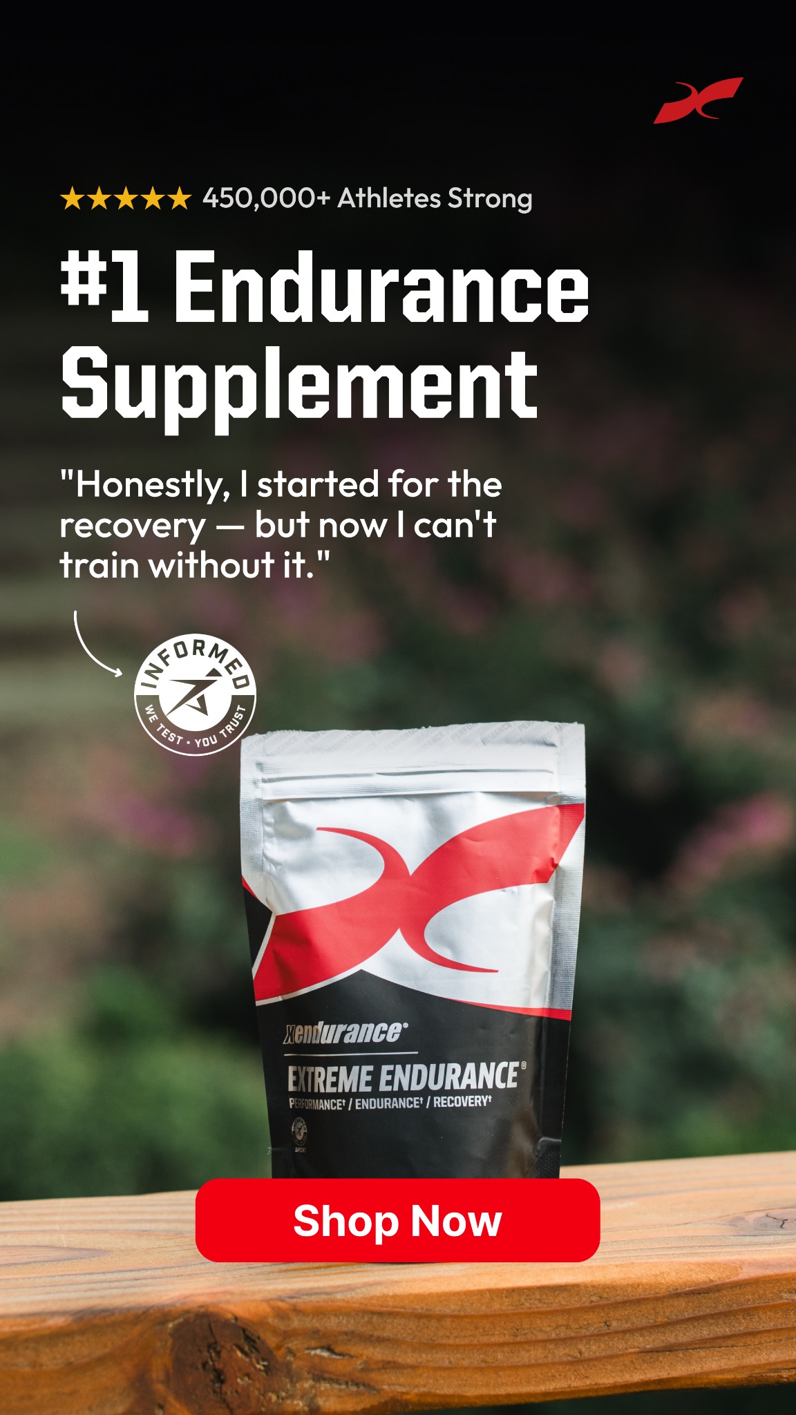 Xendurance Facebook ad from Jul 9, 2026