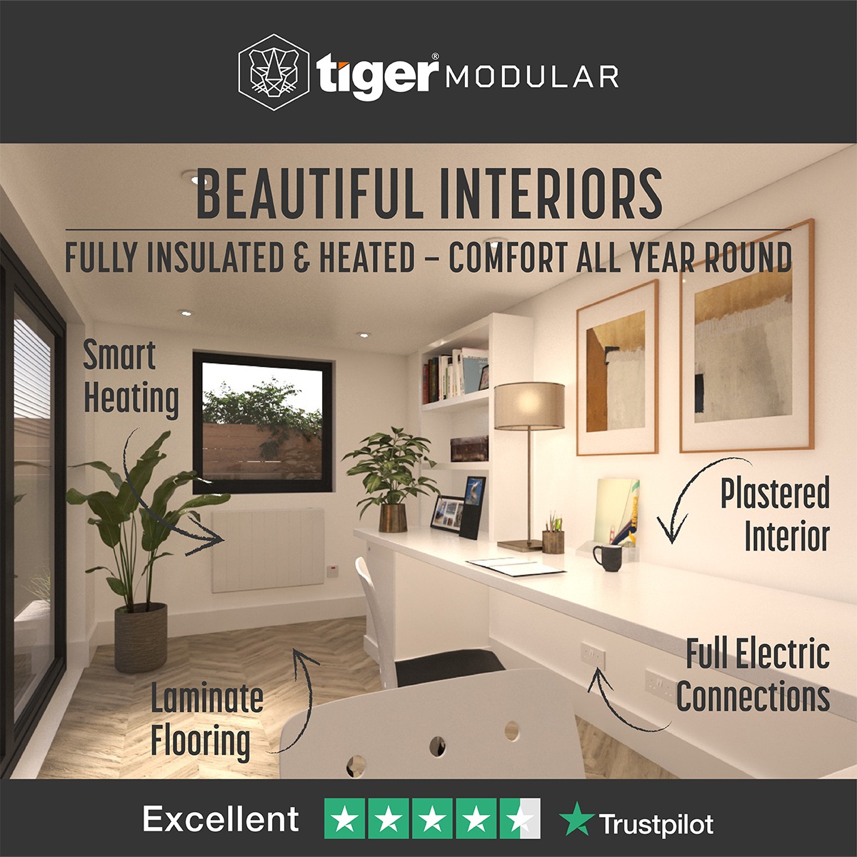 Tiger Modular Facebook ad