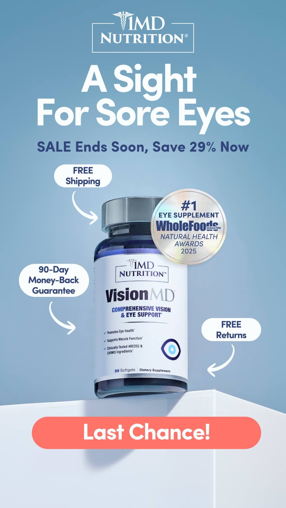 1MD Facebook ad from Feb 5, 2026