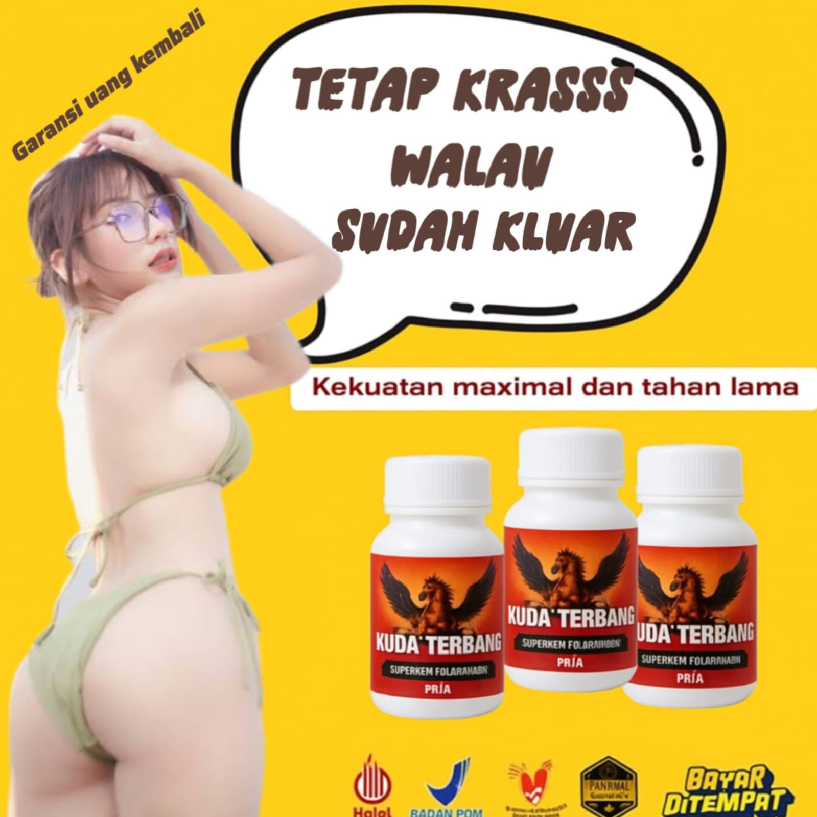 Kuda Terbang Facebook ad: Terjual 1.000 Botol Setiap Hari