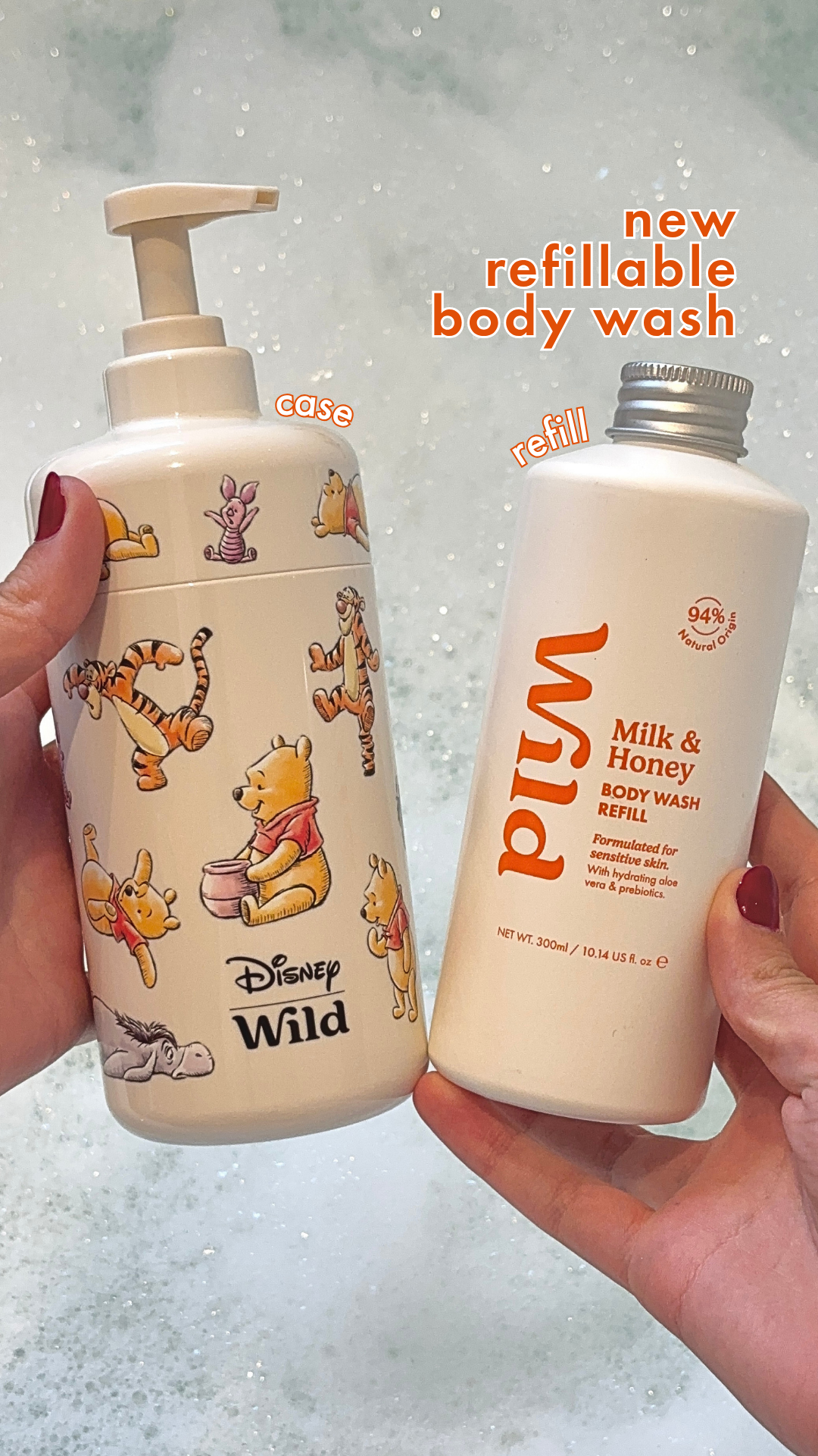 Wild Facebook ad: Sweetness in every shower