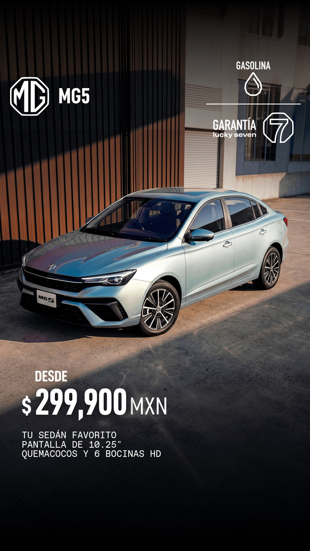 MG México Facebook ad from Sep 9, 2026
