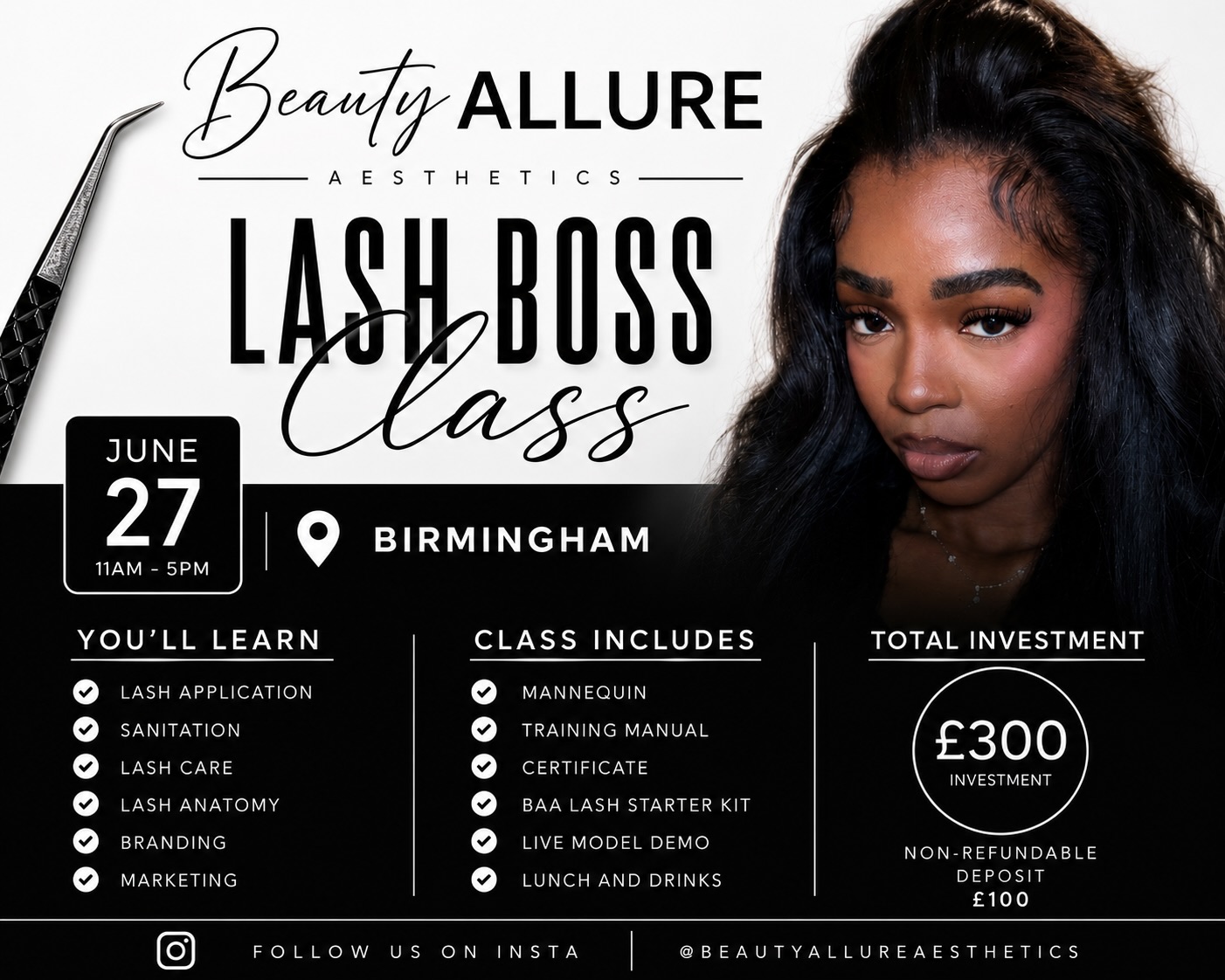 beautyallureaesthetics Facebook ad: My Lash Boss Training is designed to give…