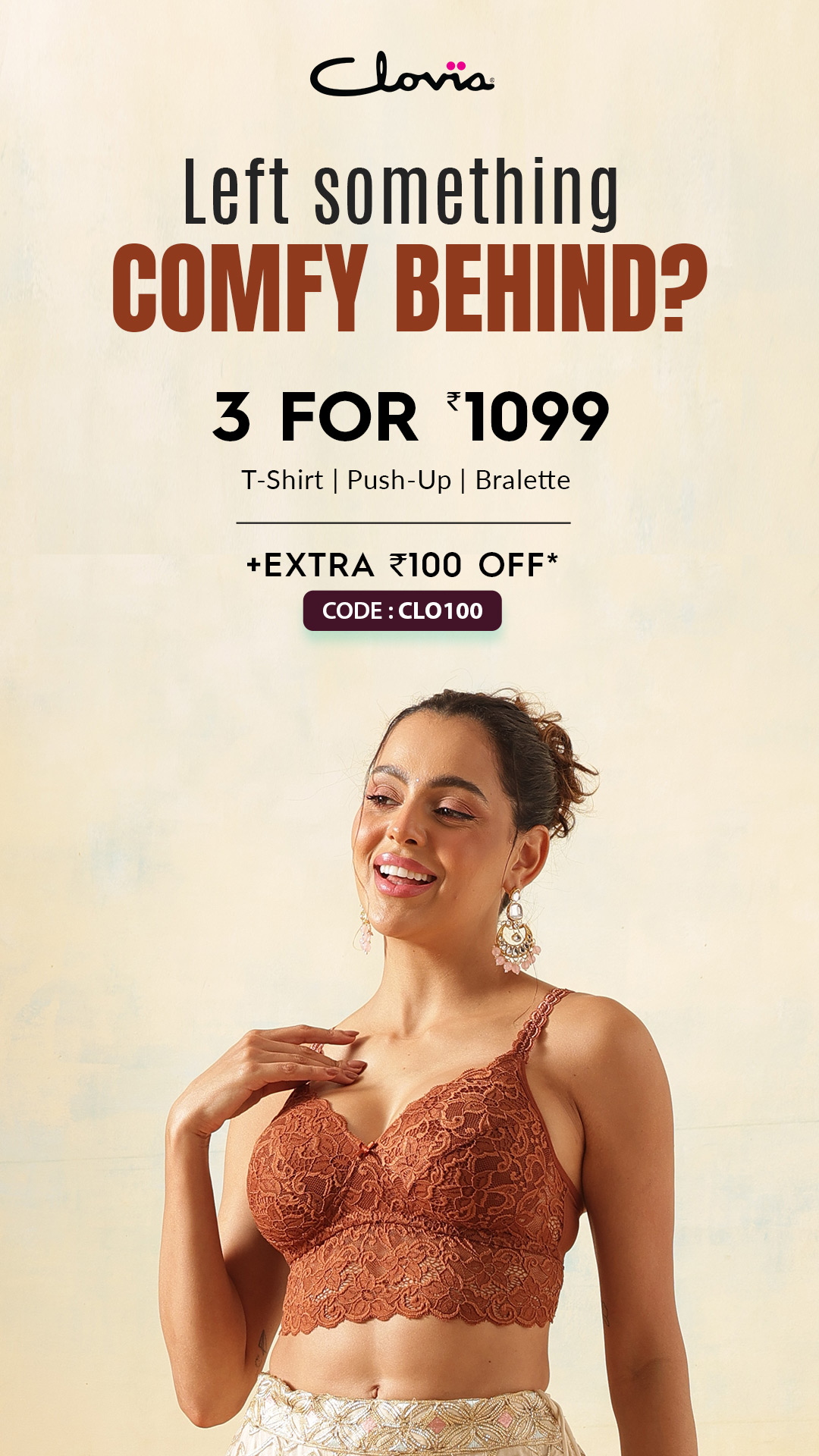 Clovia Facebook ad