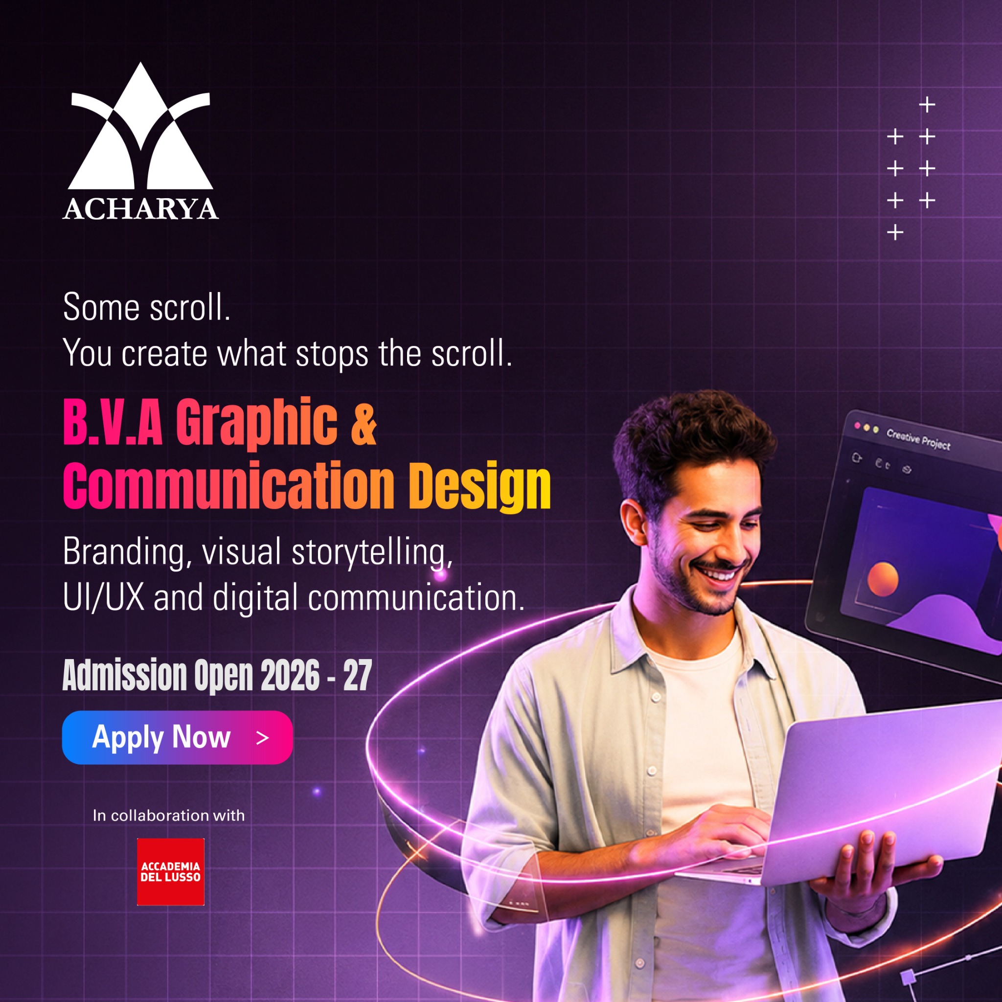 Acharya Institutes Facebook ad