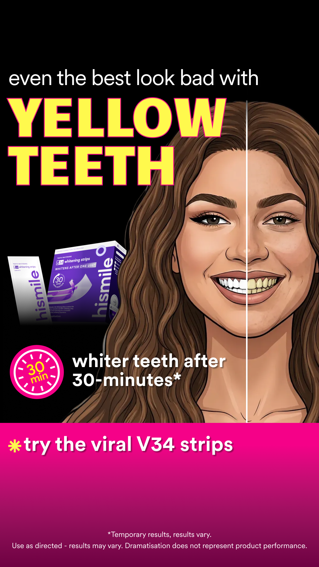 Hismile Facebook ad
