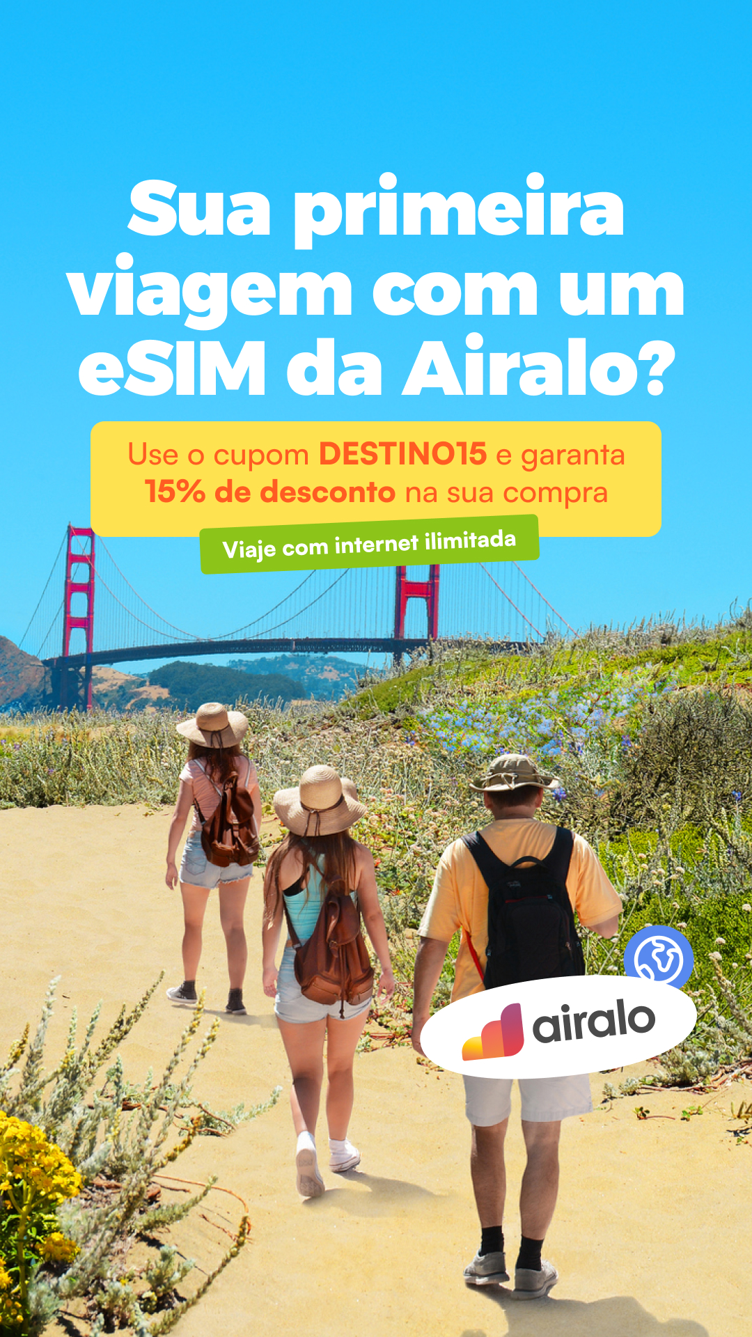 Airalo Global eSIM Store Facebook ad