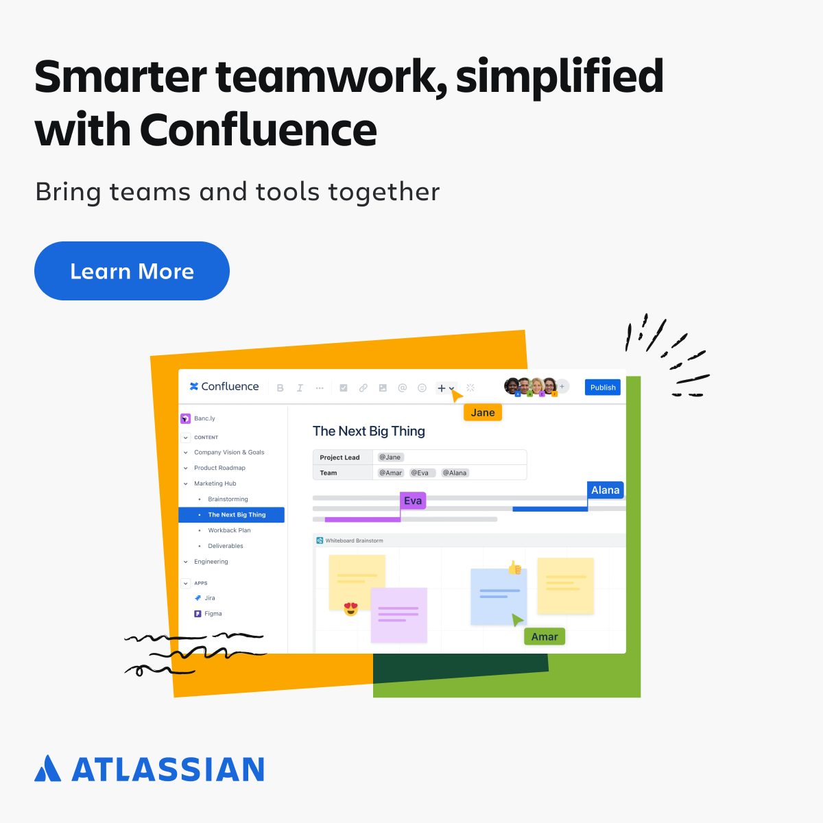 Atlassian Facebook ad
