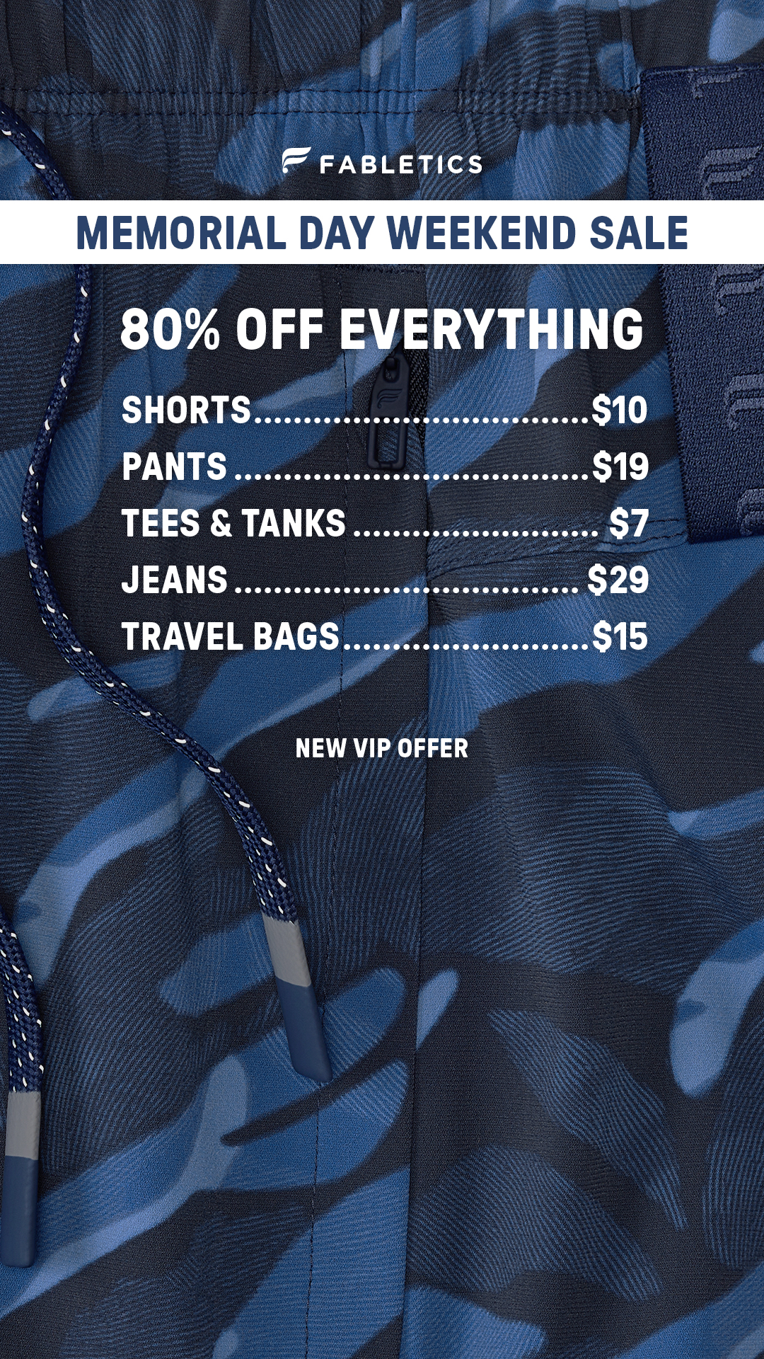 Fabletics Men Facebook ad