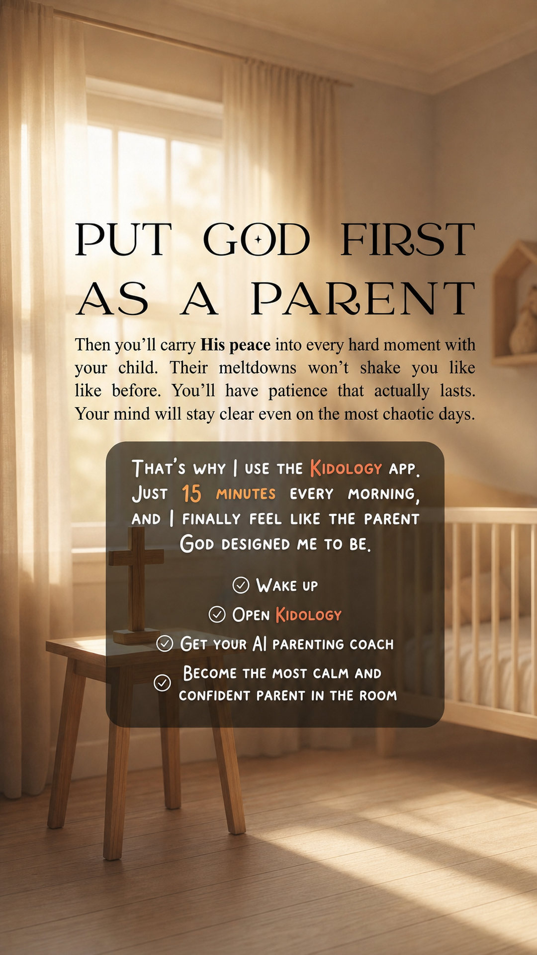 Kidology - Raising with faith Facebook ad