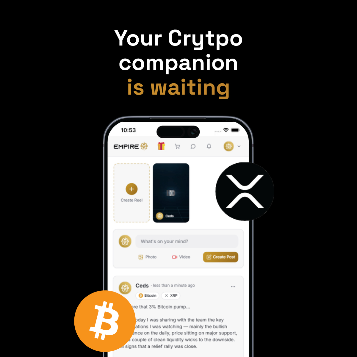 Empire Crypto Trading Facebook ad
