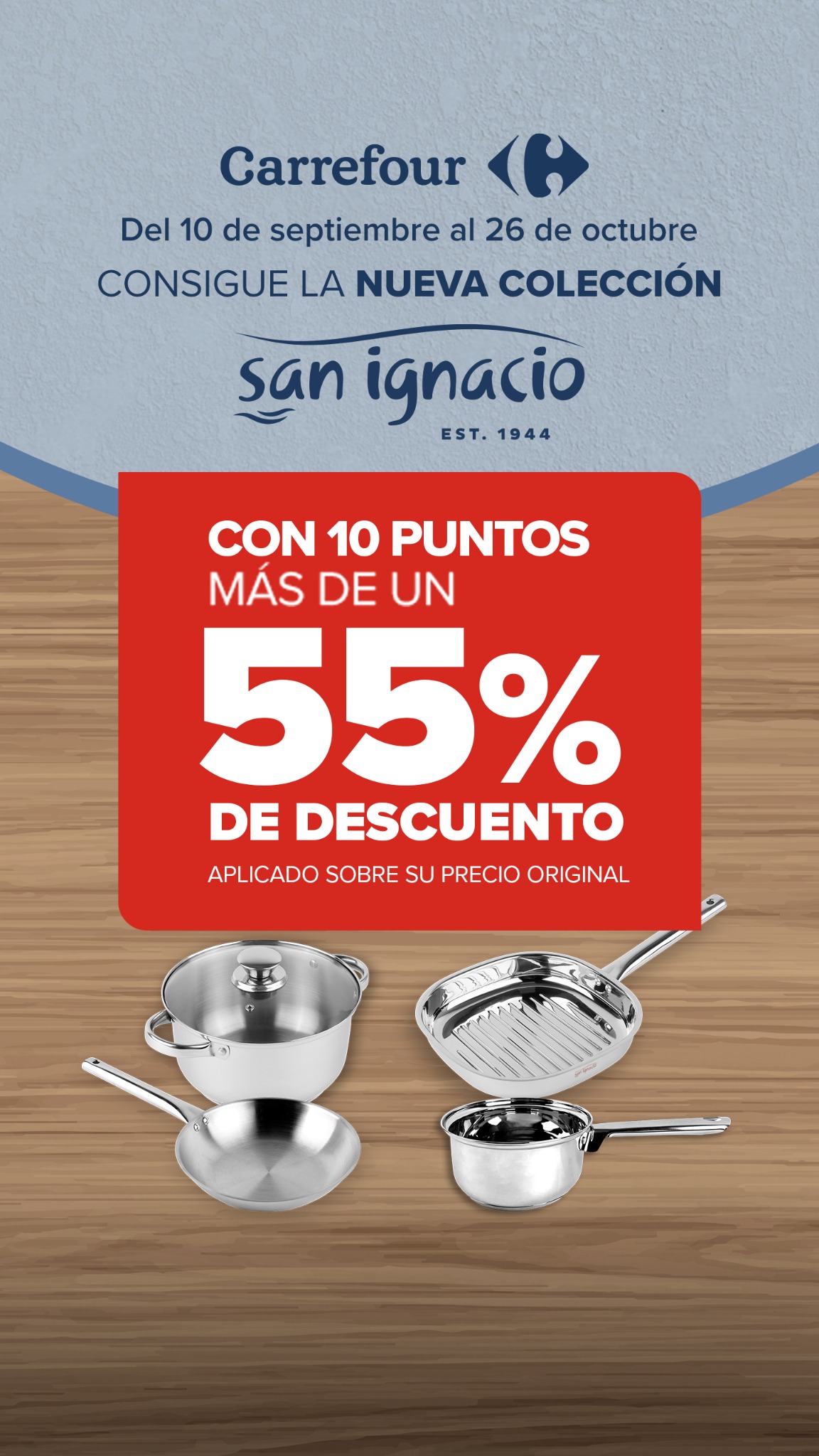 Carrefour Facebook ad: ¡Renueva tu cocina!