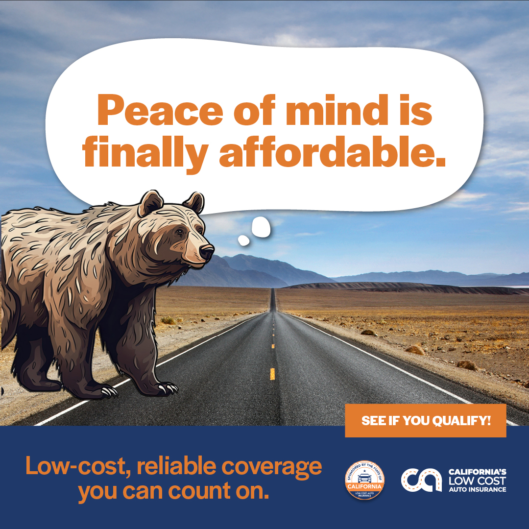 California Department of Insurance (CDI) Facebook ad: Affordable auto insurance in 2 easy steps!
