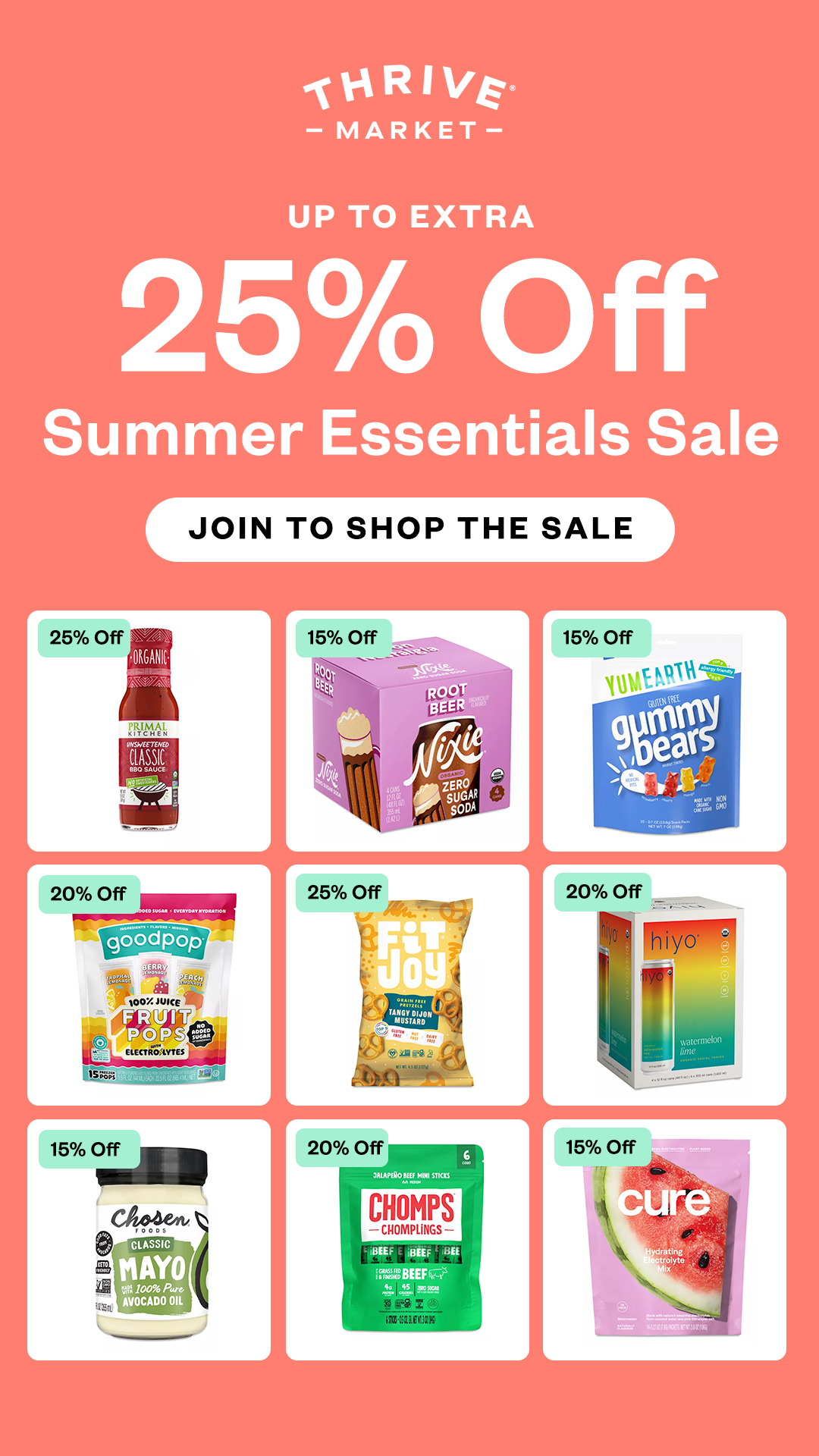 Thrive Market Facebook ad