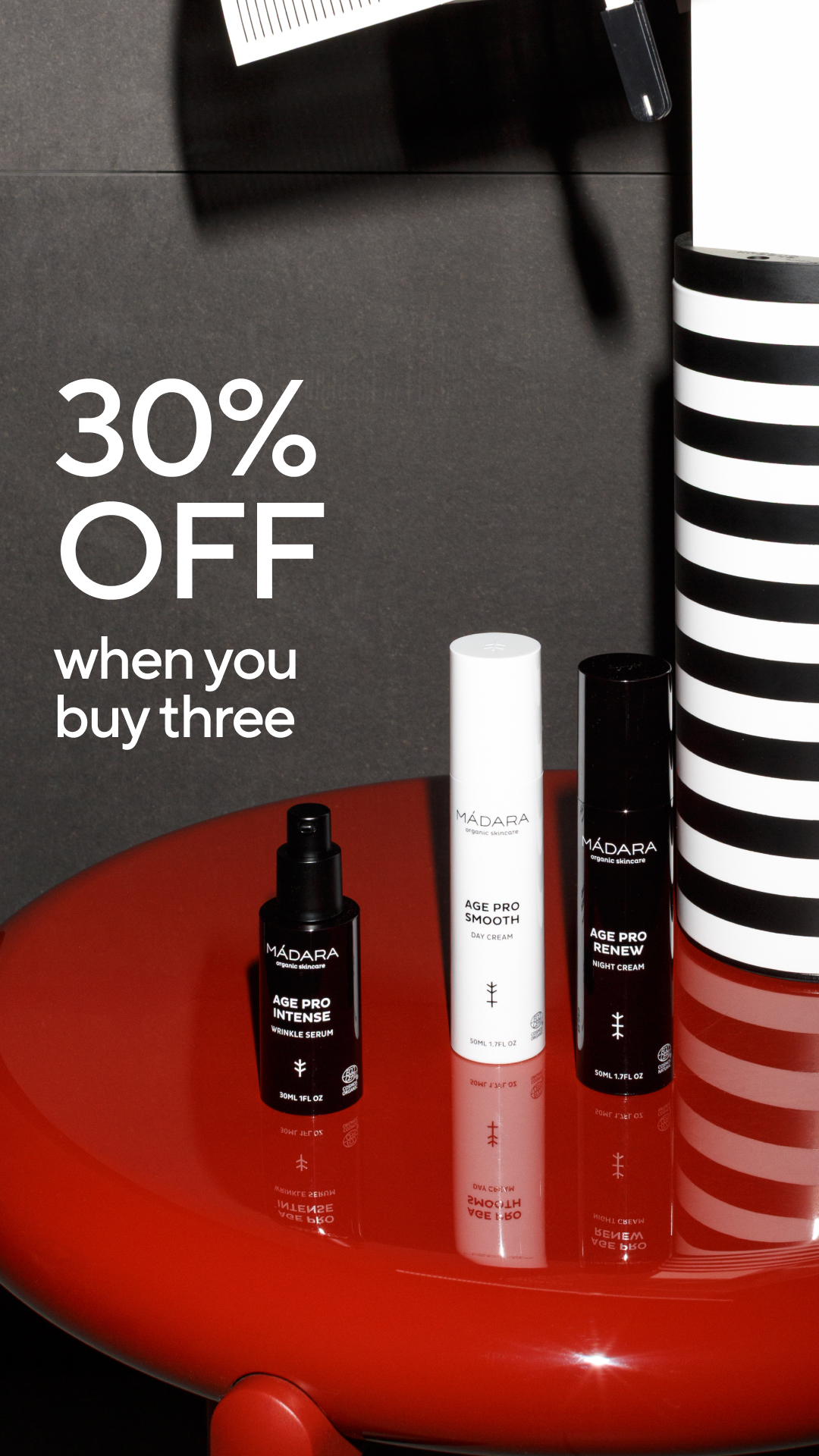 Mádara Organic Skincare Facebook ad