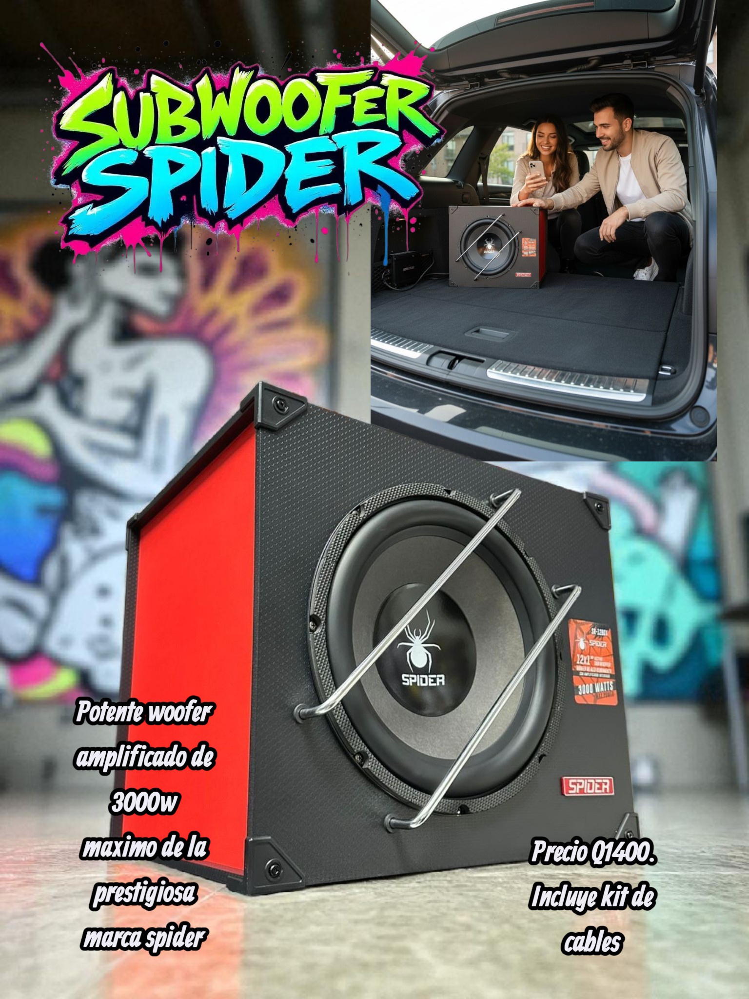 Car audio la sexta Facebook ad: Combos para y solo con nosotros