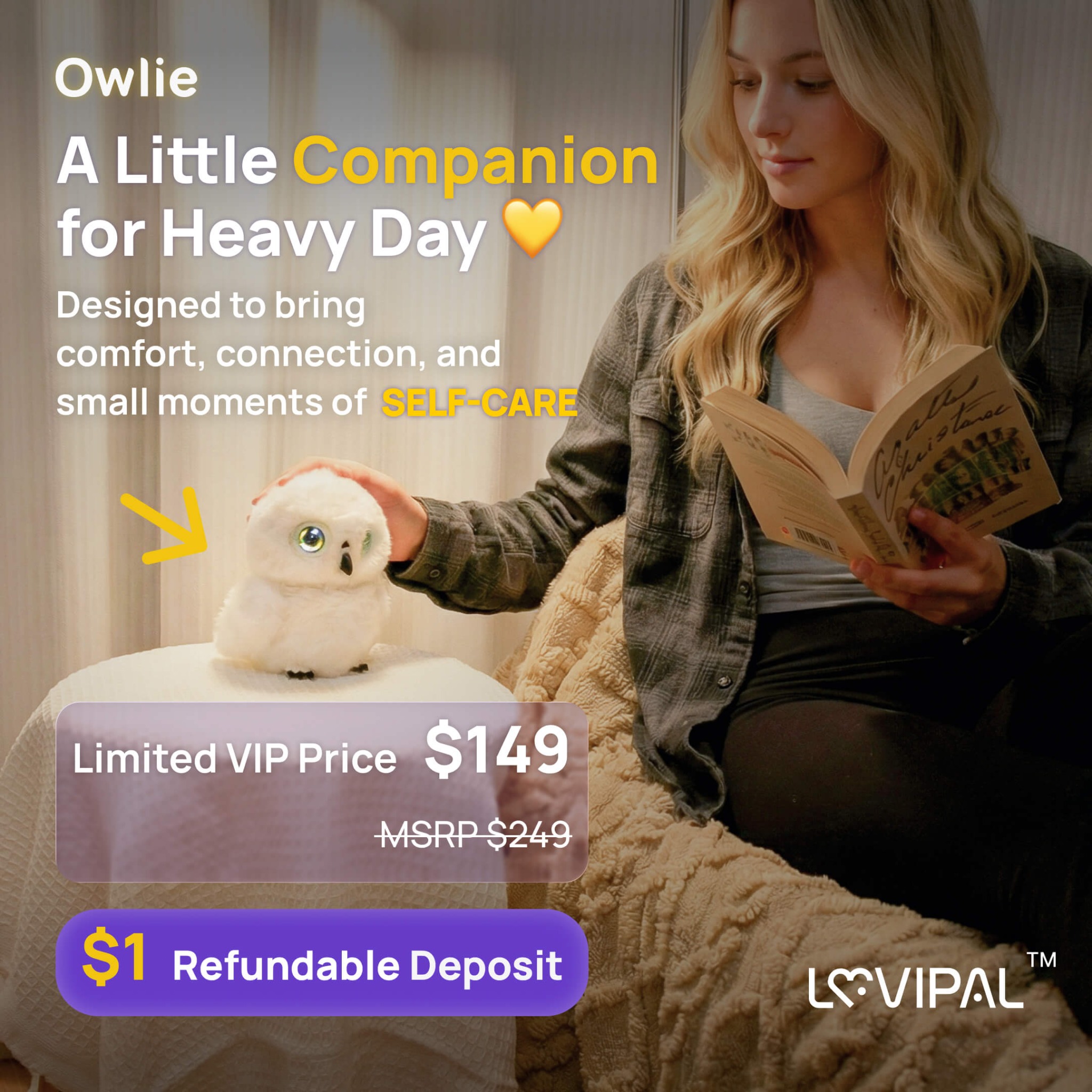 Owlie Facebook ad