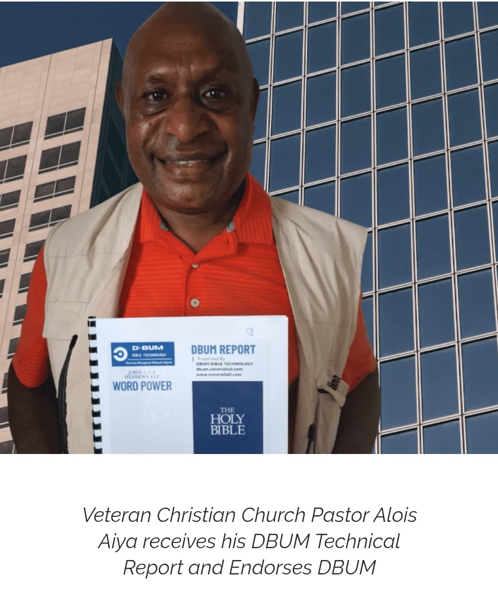 DBUM Bible Tech Facebook ad: VETERAN PASTOR ENDORSES DBUM BIBLE TECHNOLOGY!