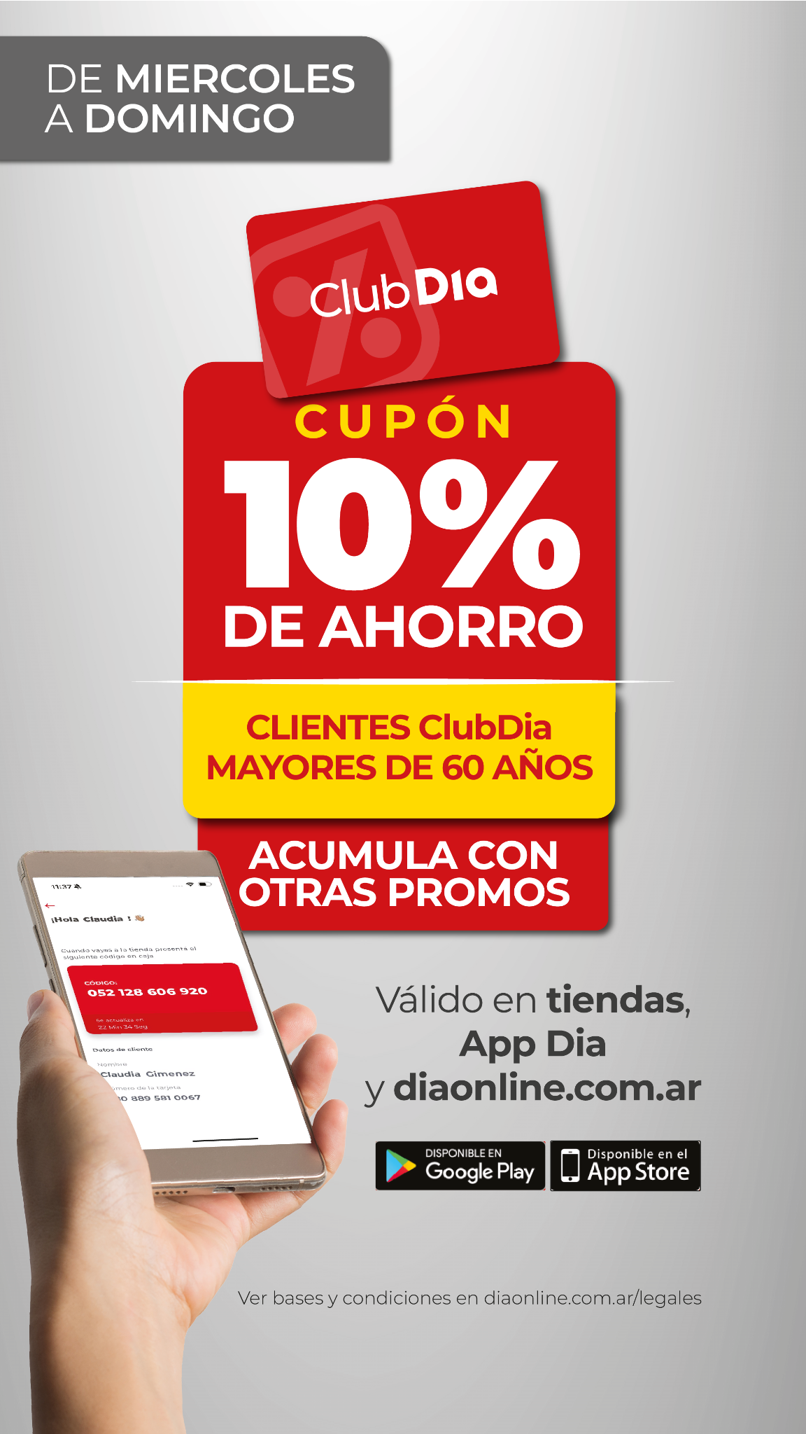 DIA Argentina Facebook ad from Mar 3, 2026