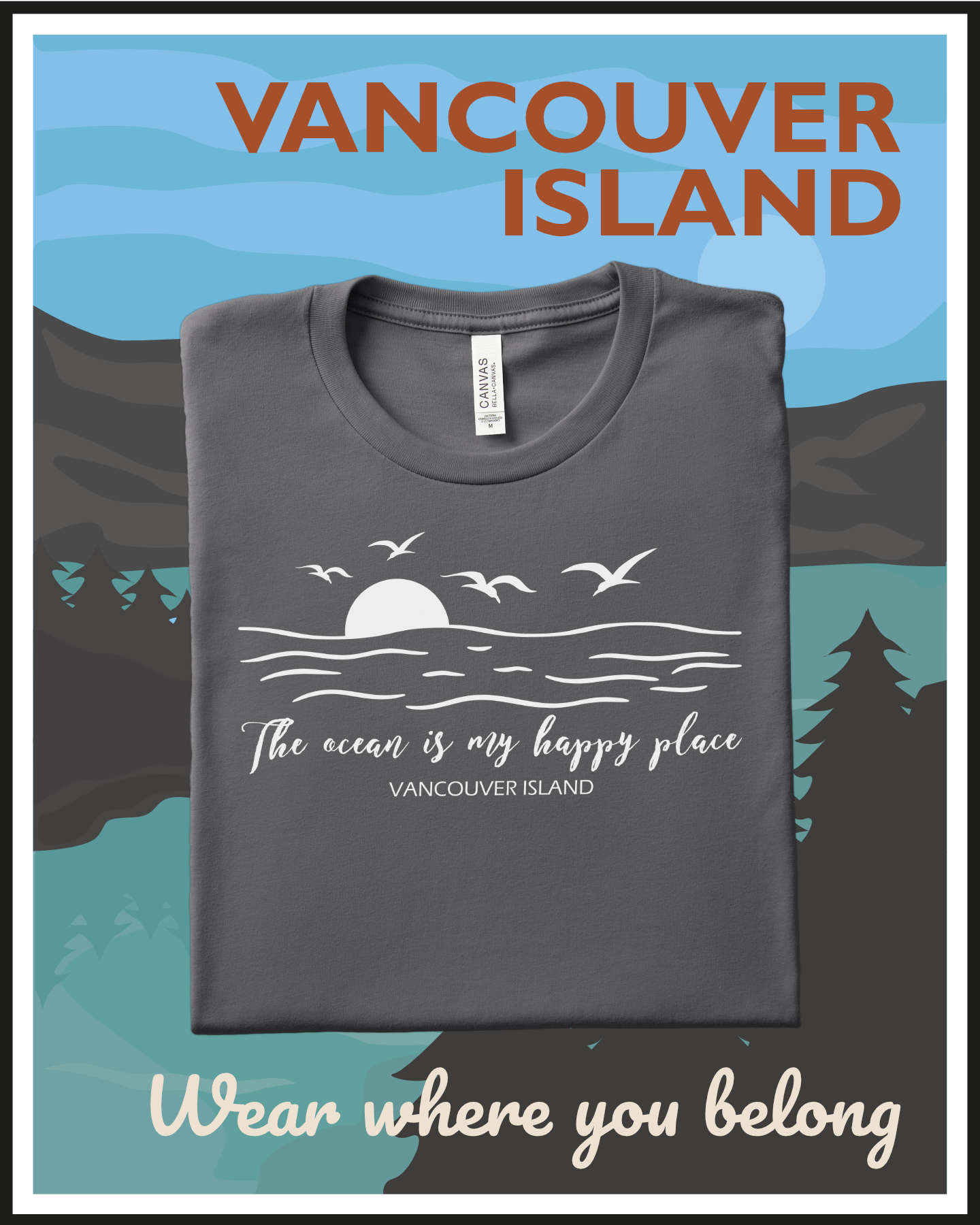 Sooke Mercantile Facebook ad: Wear where you belong