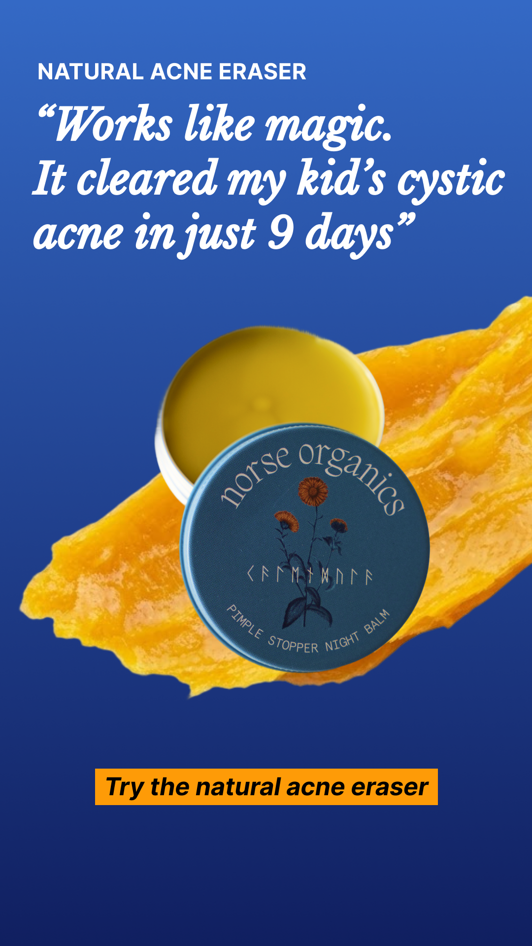 Norse Organics Facebook ad