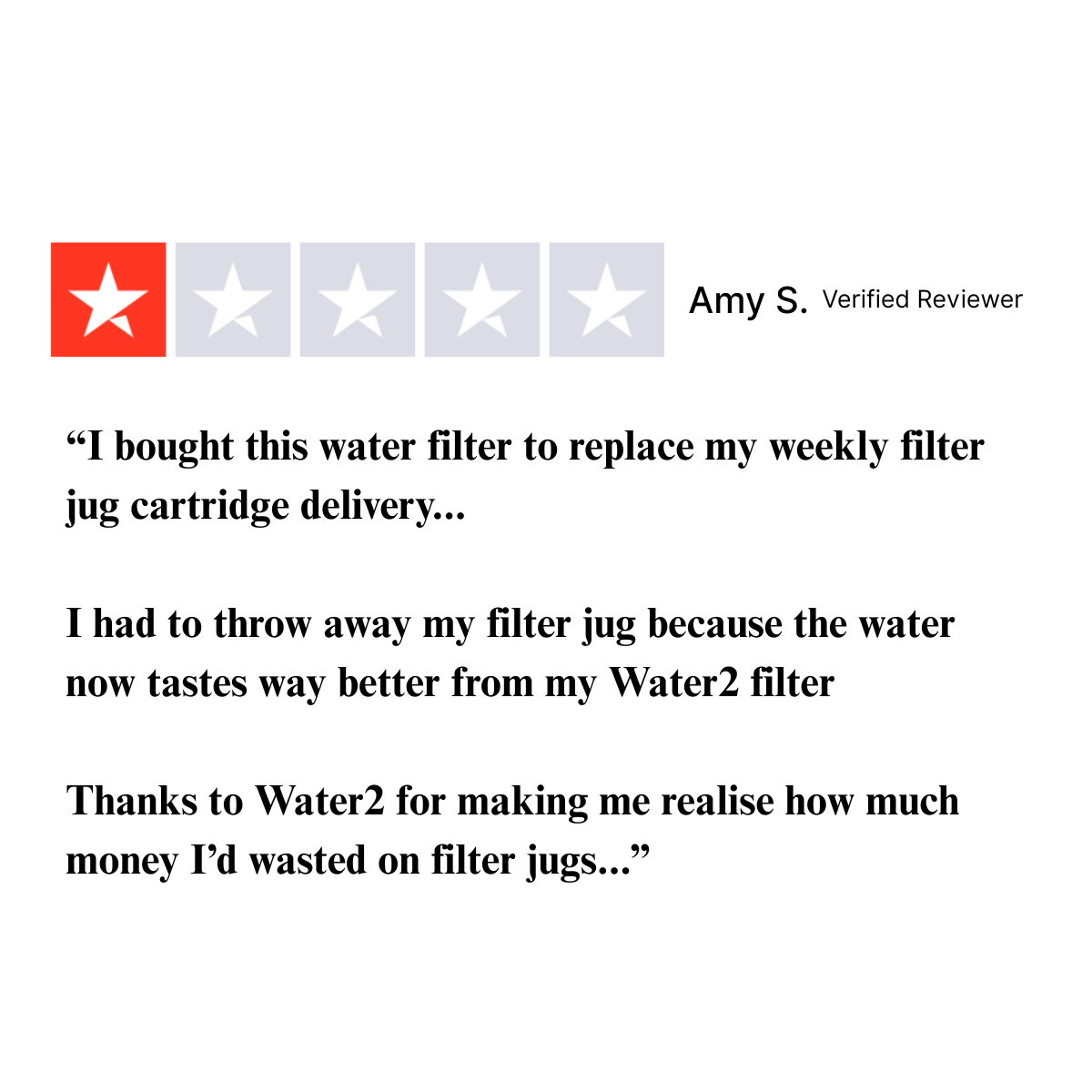 Water2 Facebook ad