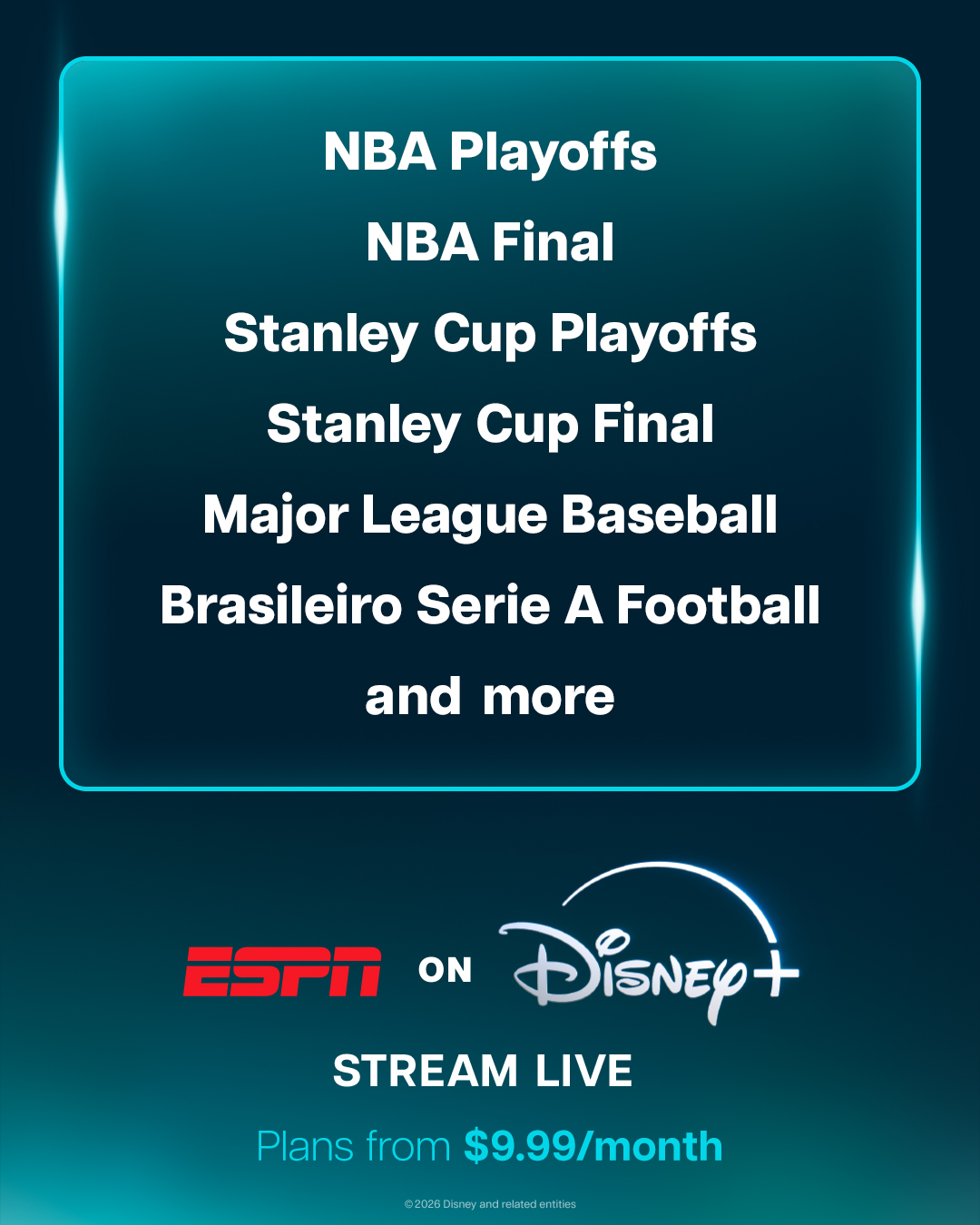 Disney+ Facebook ad