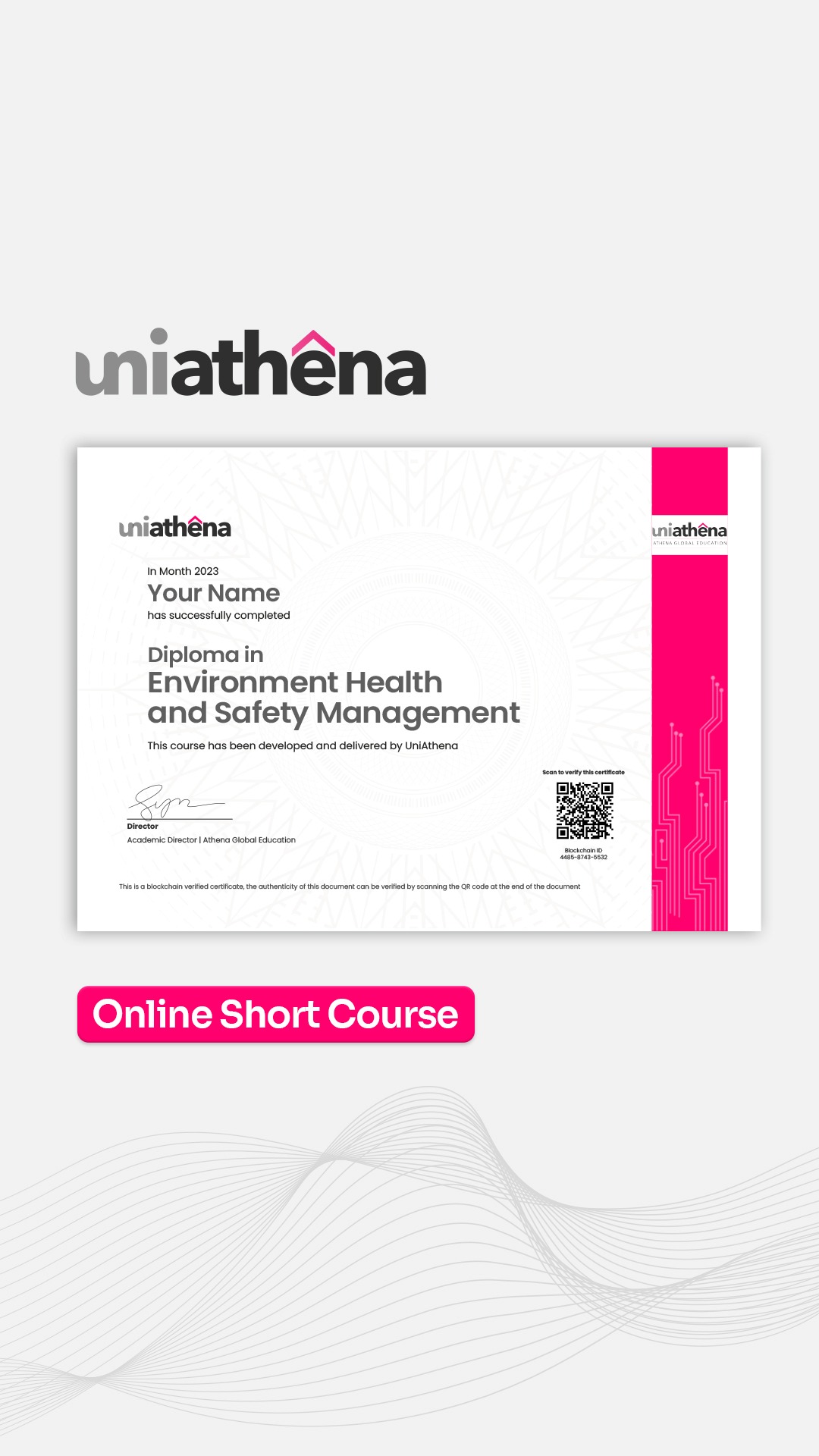 Uniathena - Short Courses Facebook ad