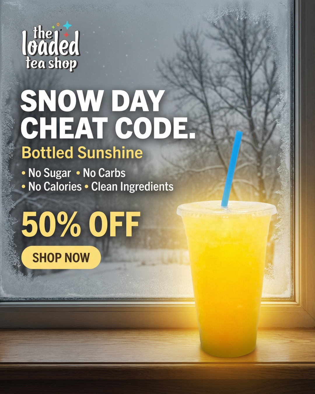The Loaded Tea Shop Facebook ad