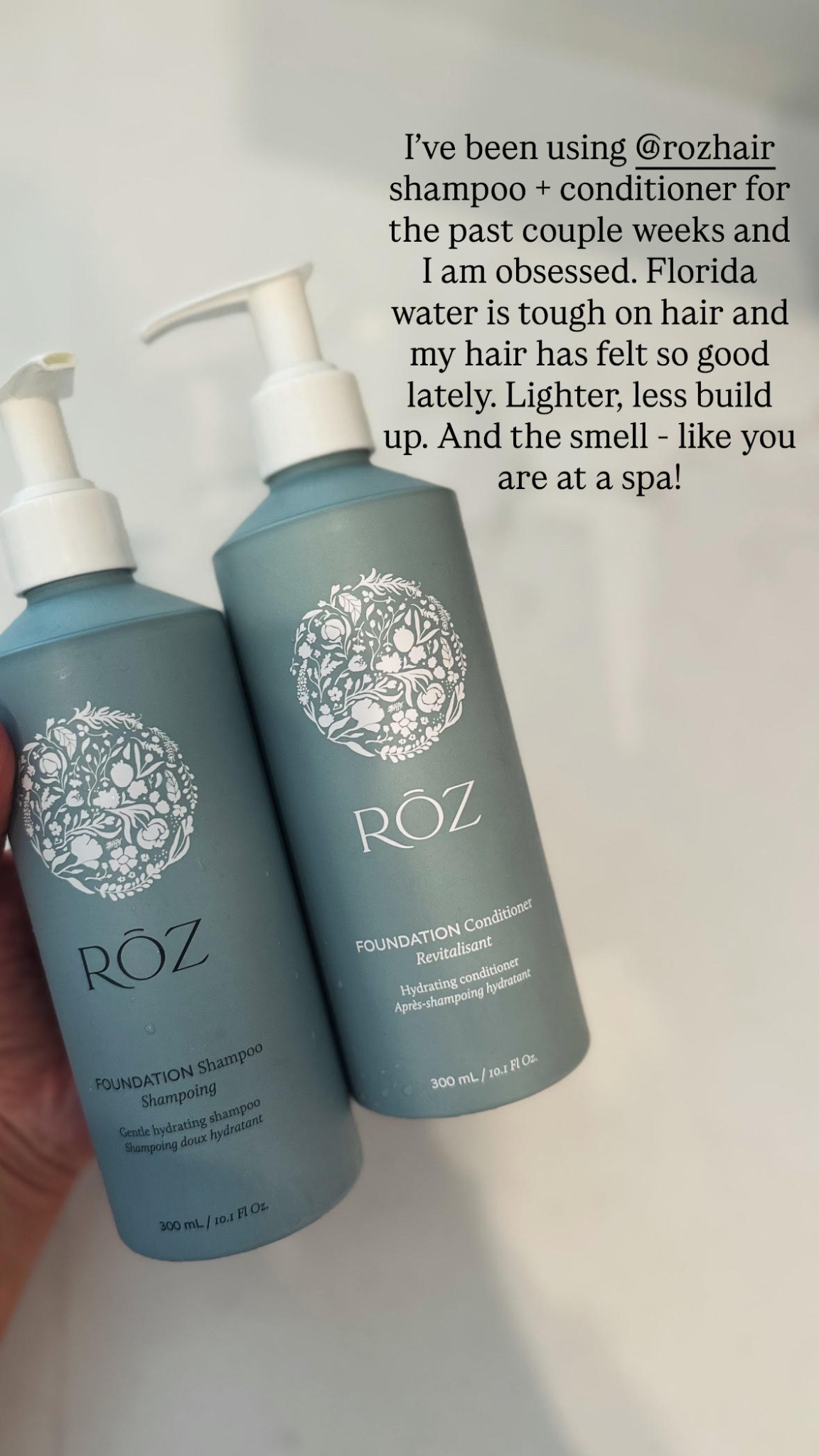 Catherine Wellington Style Facebook ad: RŌZ The Foundation Shampoo & Conditioner Duo
