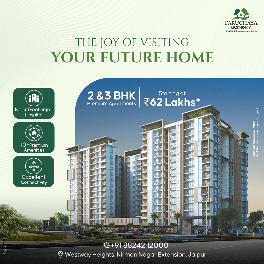 Taruchaya Residency Facebook ad from Feb 26, 2026