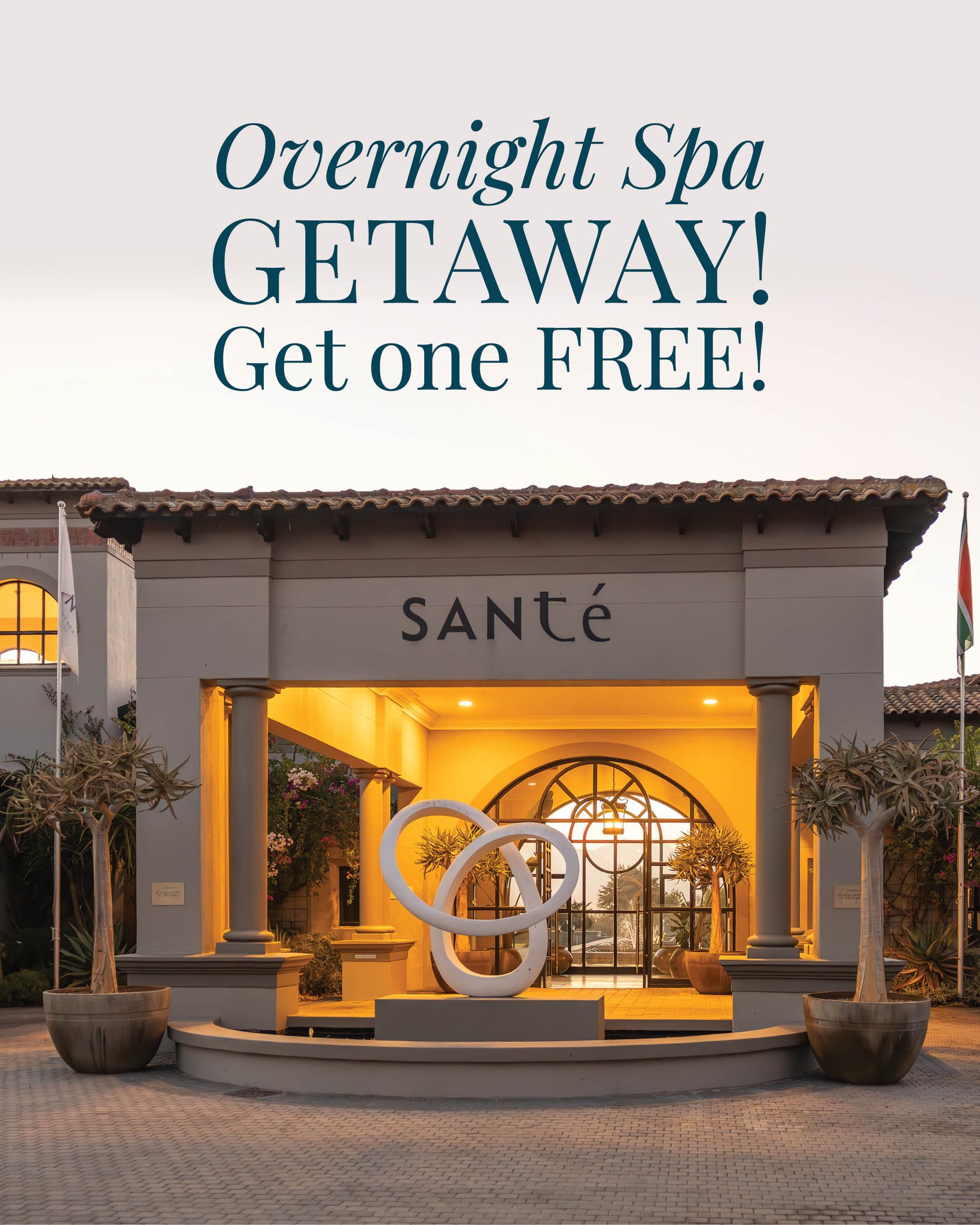 Santé Wellness Retreat & Spa Facebook ad: Homepage - Santé Wellness Retreat & Spa
