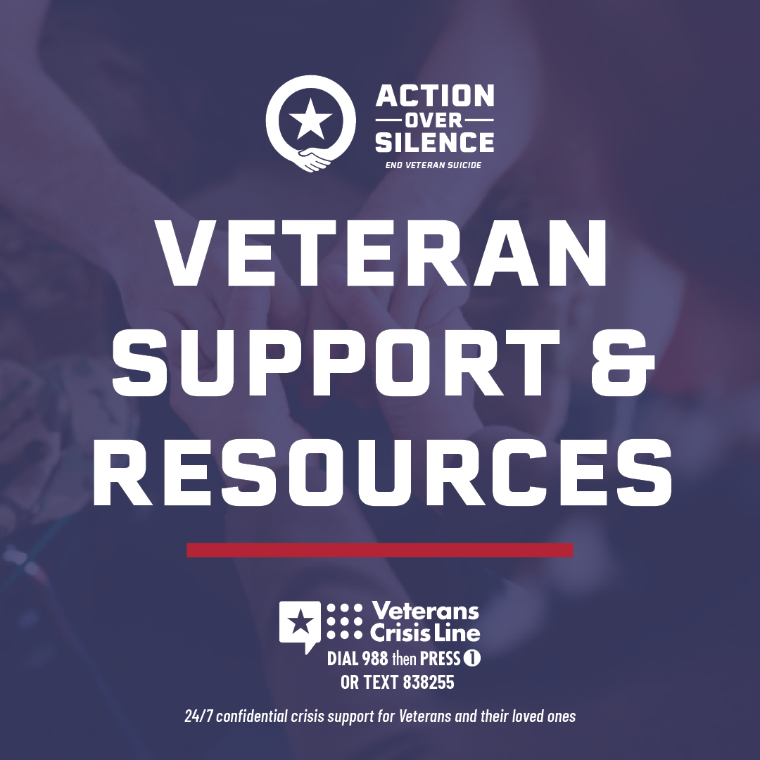 Action Over Silence, End Veteran Suicide Facebook ad