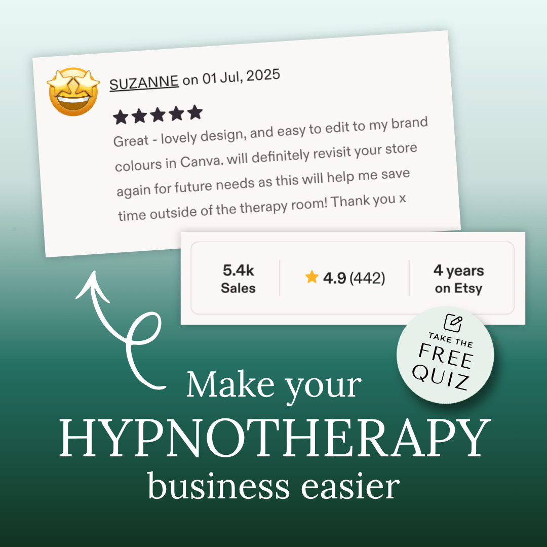 Hypno Design Studio Facebook ad: Find your Hypnotherapy Business Bottleneck
