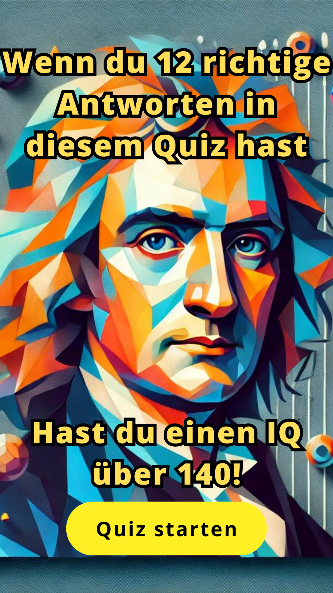 Originaler IQ Test Facebook ad
