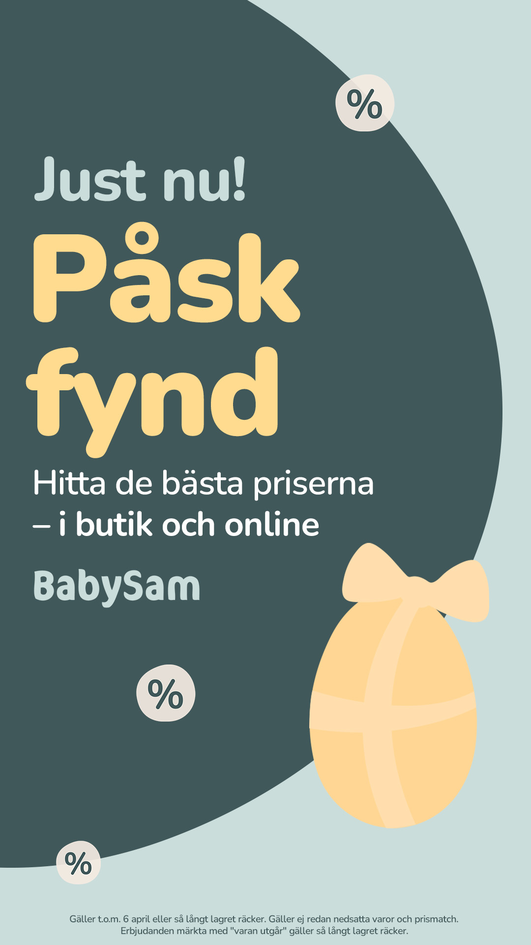 BabySam Sverige Facebook ad