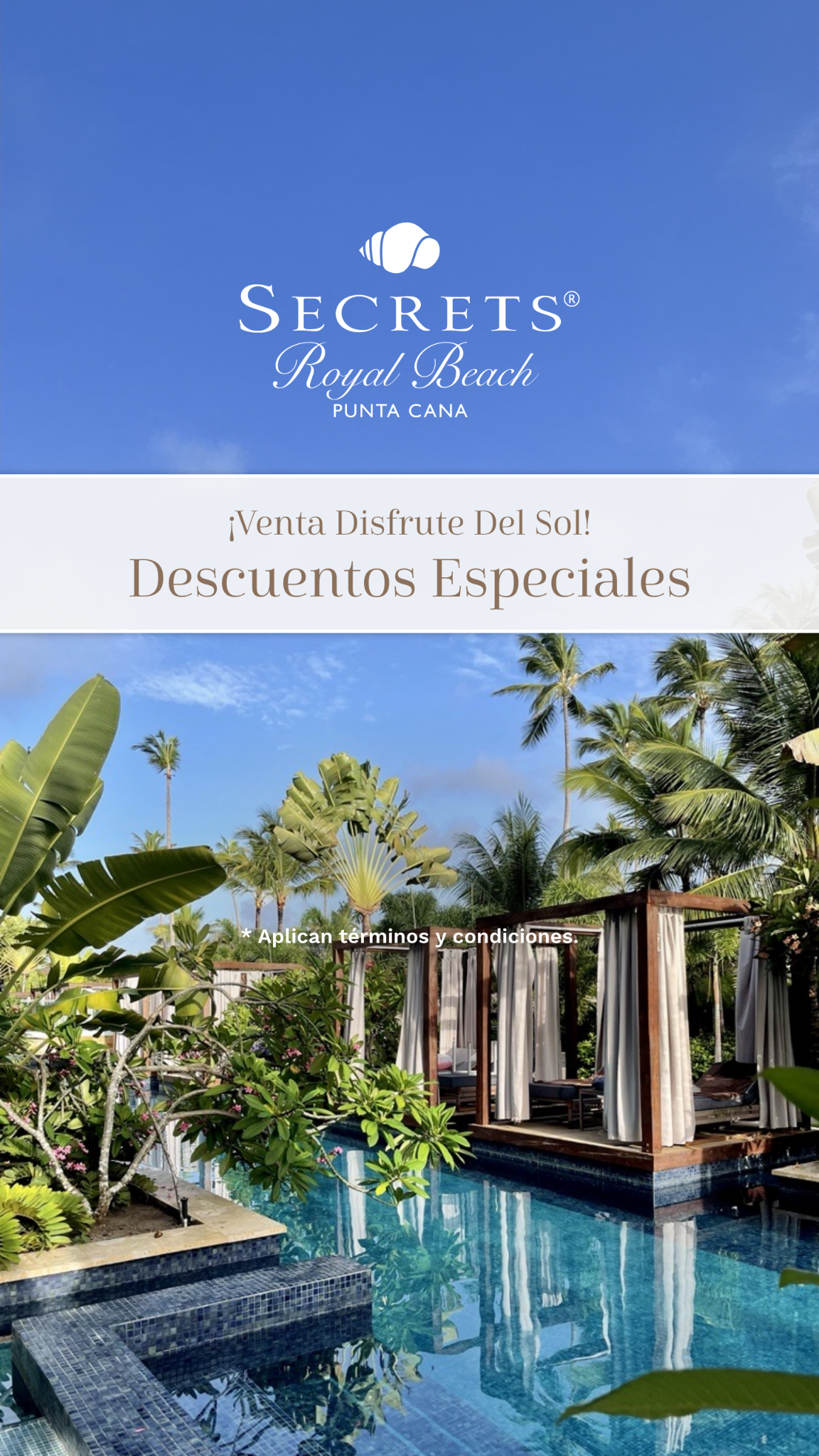 Secrets Royal Beach Punta Cana Facebook ad