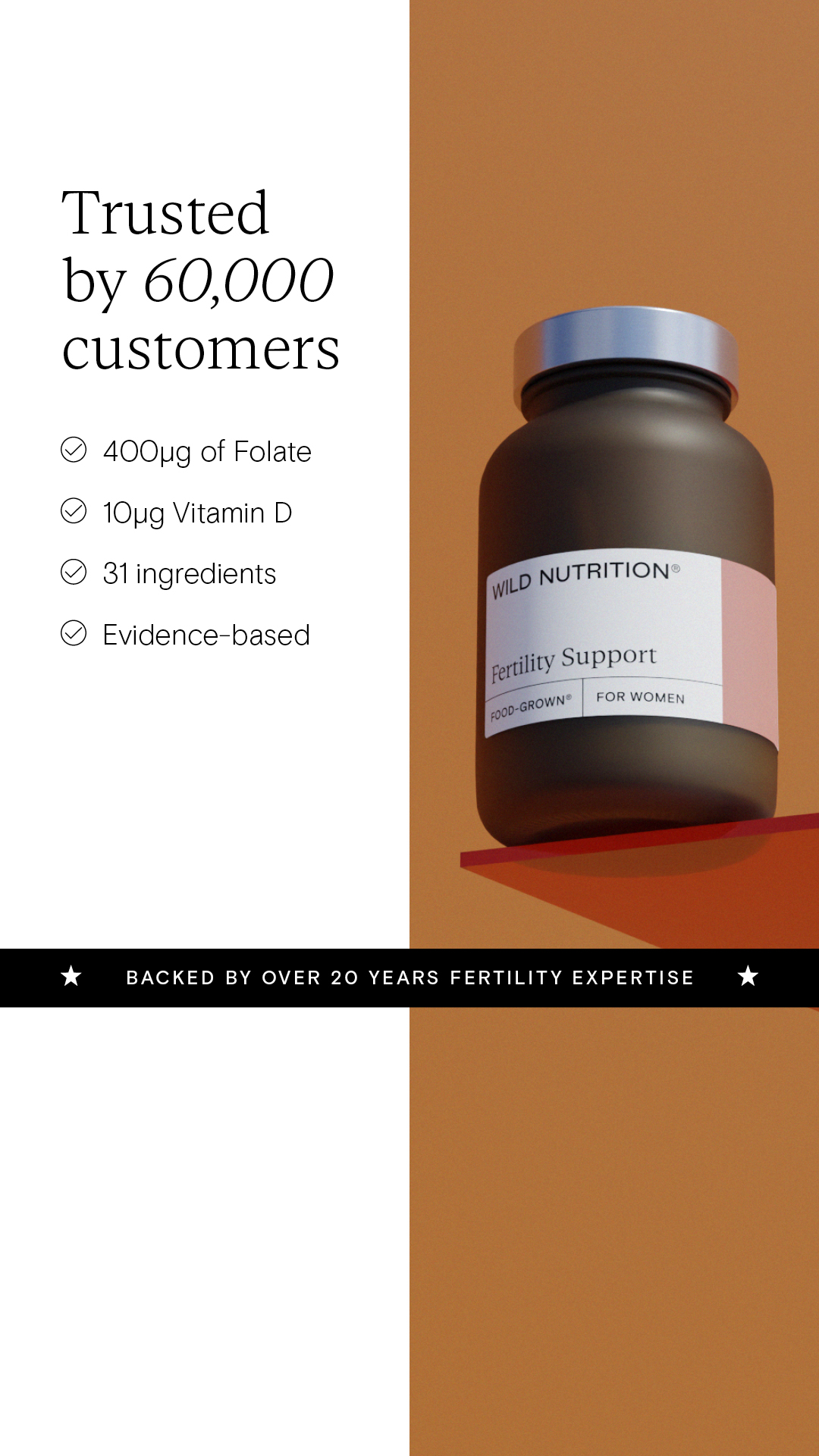 Wild Nutrition Facebook ad