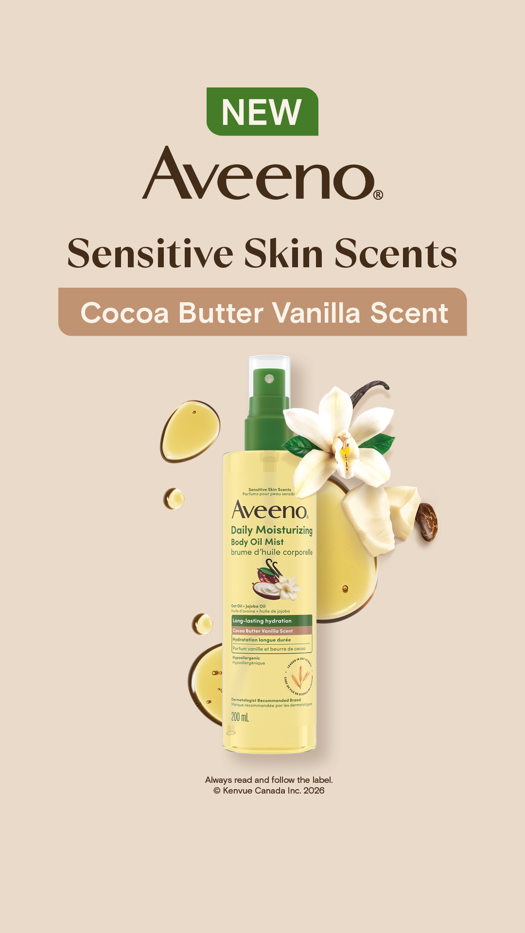 Aveeno Facebook ad