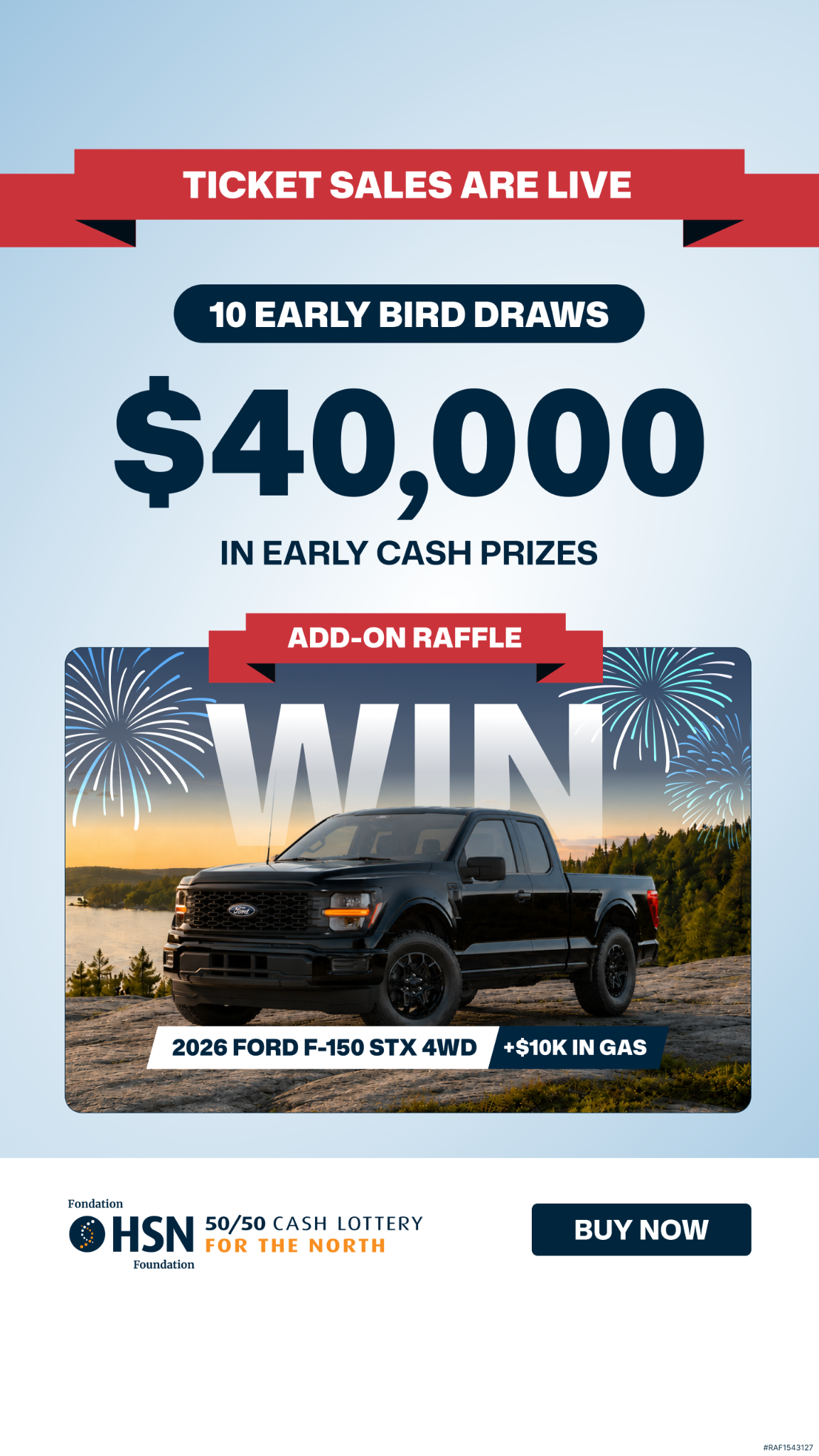 HSN 50/50 Facebook ad