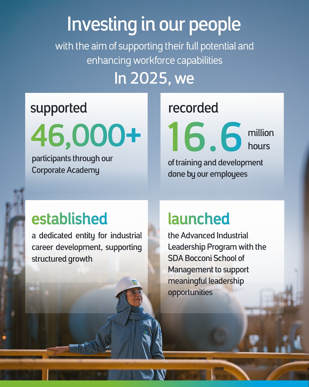 aramco Facebook ad