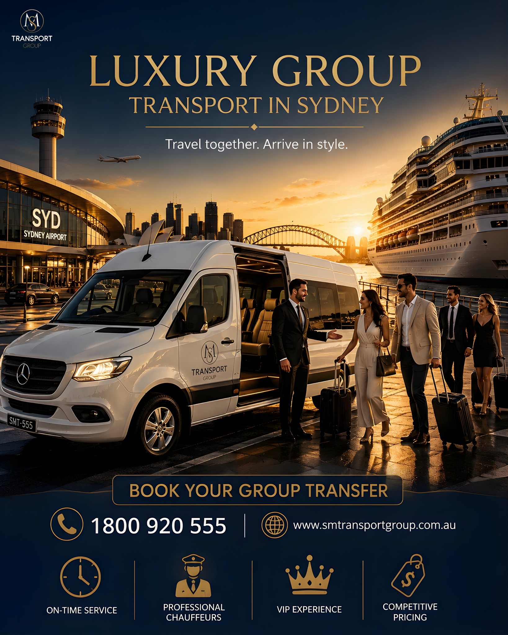 S & M Transport Group - Private Shuttle Bus Liverpool Facebook ad