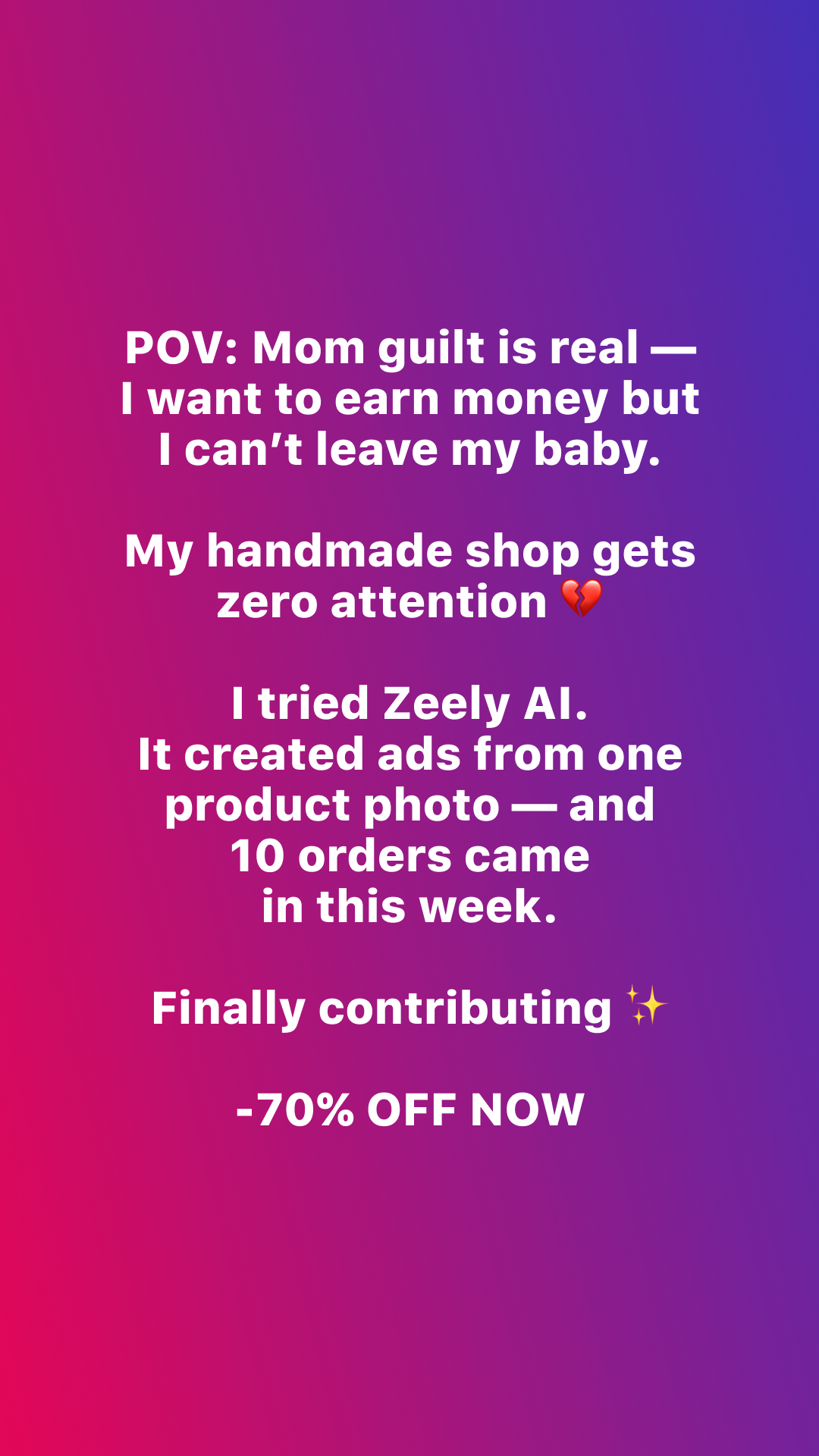 Zeely Facebook ad