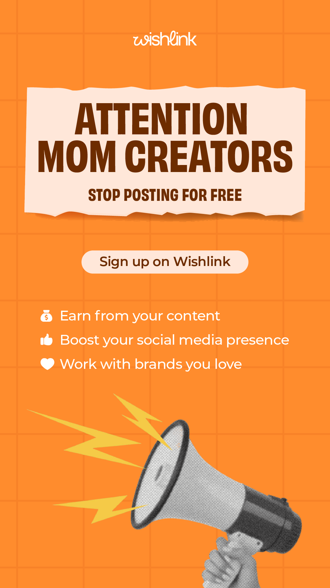 Wishlink Connect Facebook ad