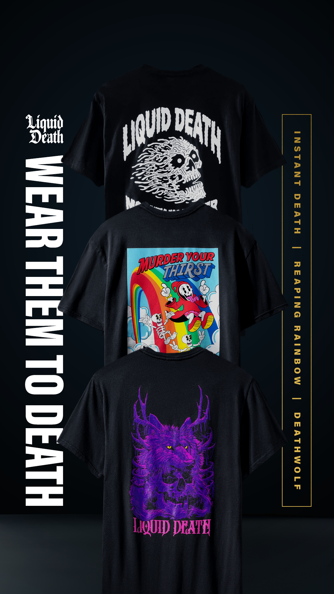 Liquid Death Facebook ad