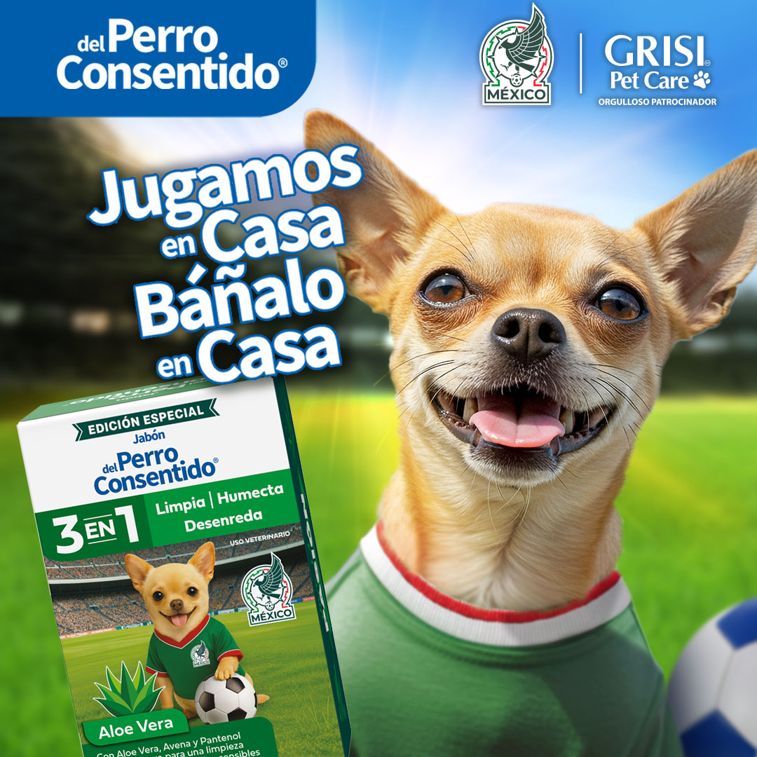 Grisi Pet Care Facebook ad: Edición Especial del jabón 3 en 1 del…