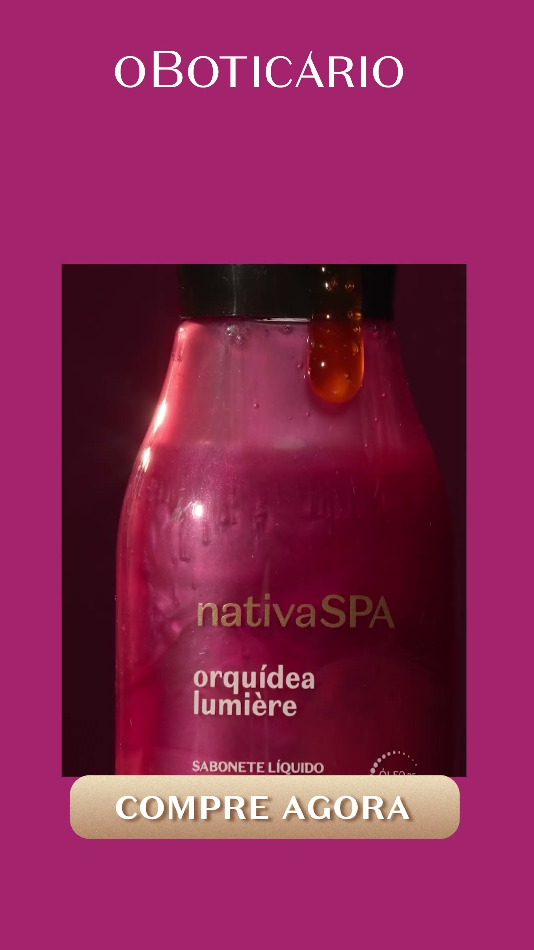 O Boticário Facebook ad: Nativa SPA com desconto