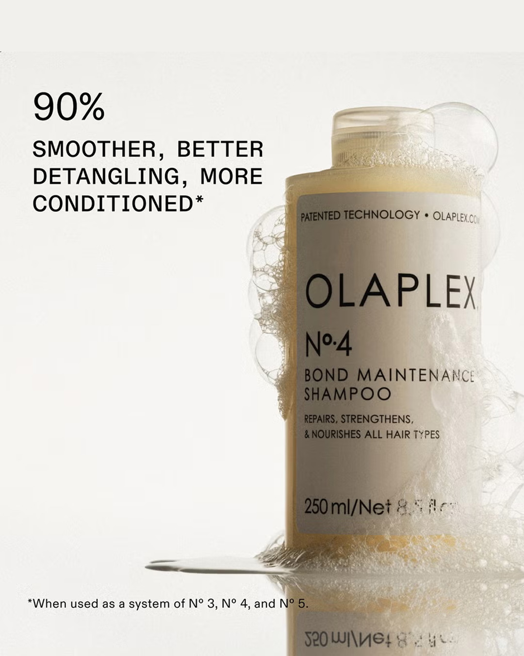 Kim Secrets Facebook ad: The OLAPLEX No.4 + No.5 routine is made…